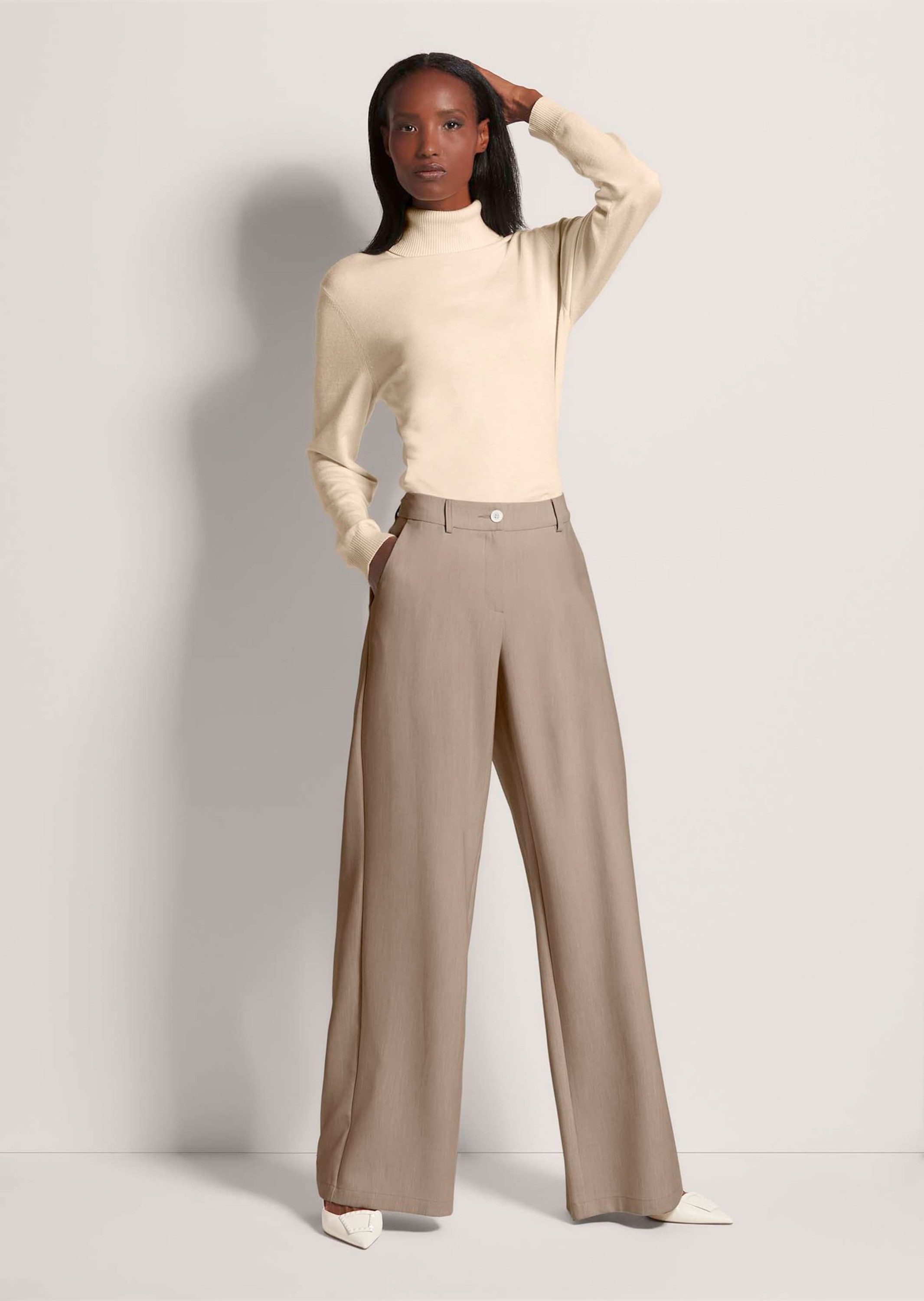 MADELEINE Bügelfaltenhose Elegante Stretchhose mit Bügelfalten Viskosehose günstig online kaufen