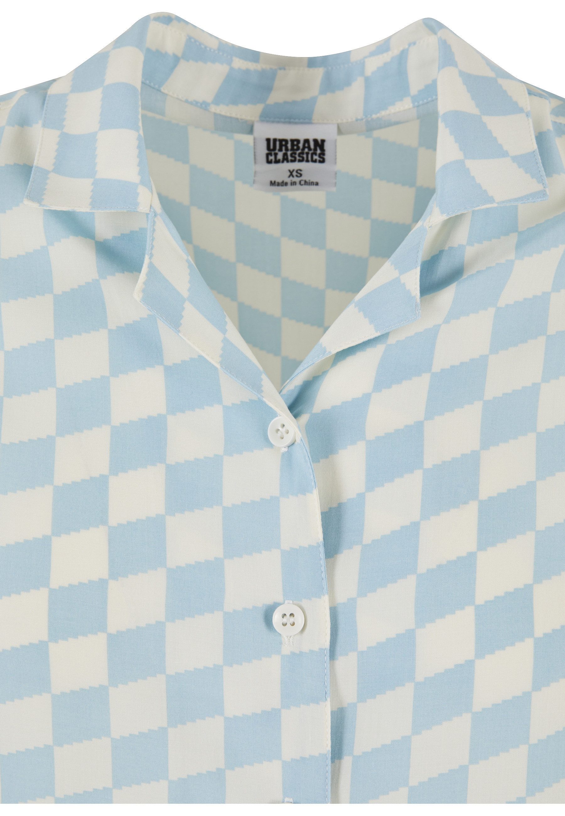 URBAN CLASSICS Kurzarmshirt Urban Classics Damen Ladies Resort Shirt (1-tlg)