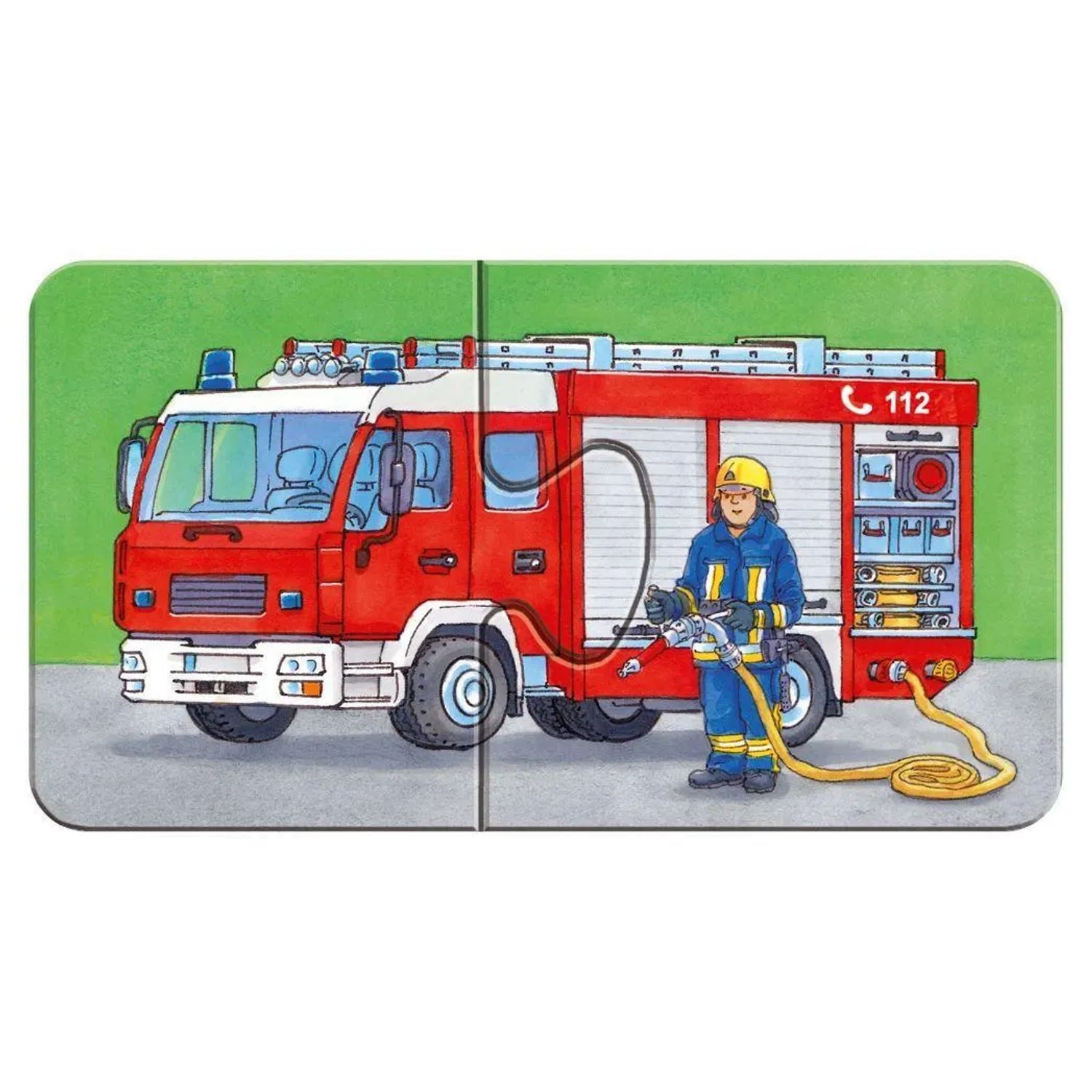Ravensburger Puzzle Einsatzfahrzeuge. My first Puzzle, Puzzleteile