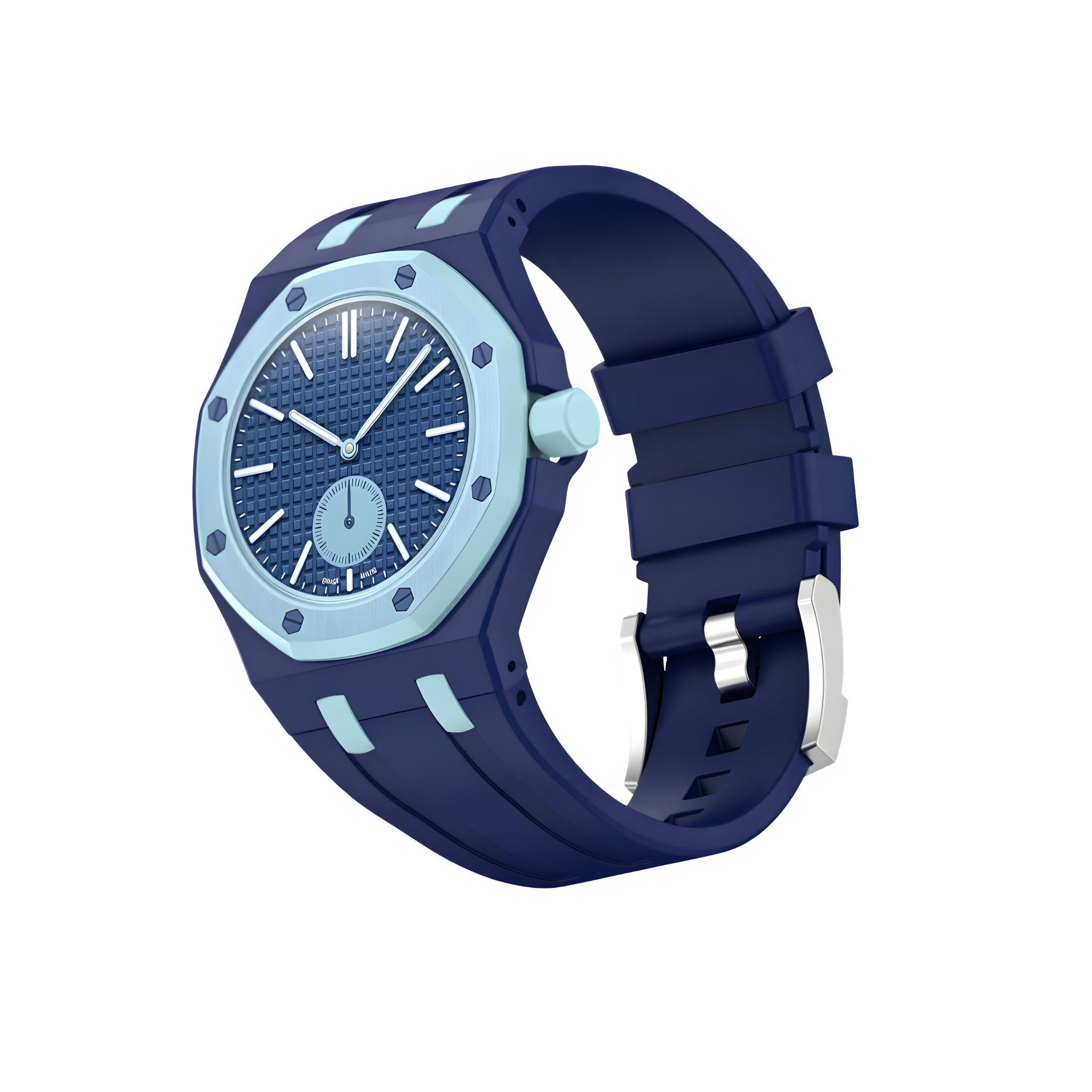 HS.SUPPLY Uhrenarmband Armband passend für Royal Pop Audemars Piguet x Swatch, 20 mm Silikonband, Gehäuse, Dornschließe, mehrere Farben