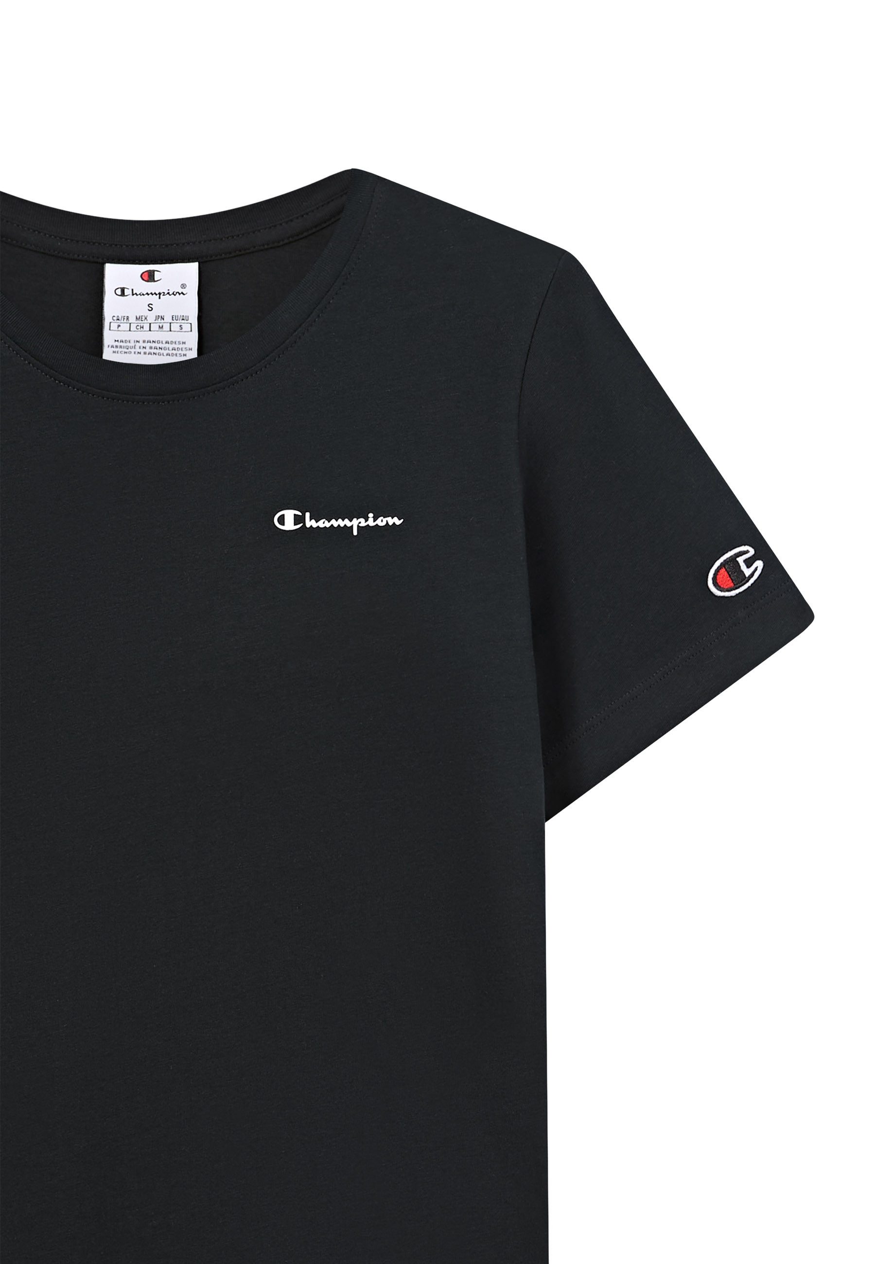 Champion T-Shirt mit Rundhalsausschnitt, Kurzarm, sportlicher Stil, aus Baumwolle – Bild 5 von 5