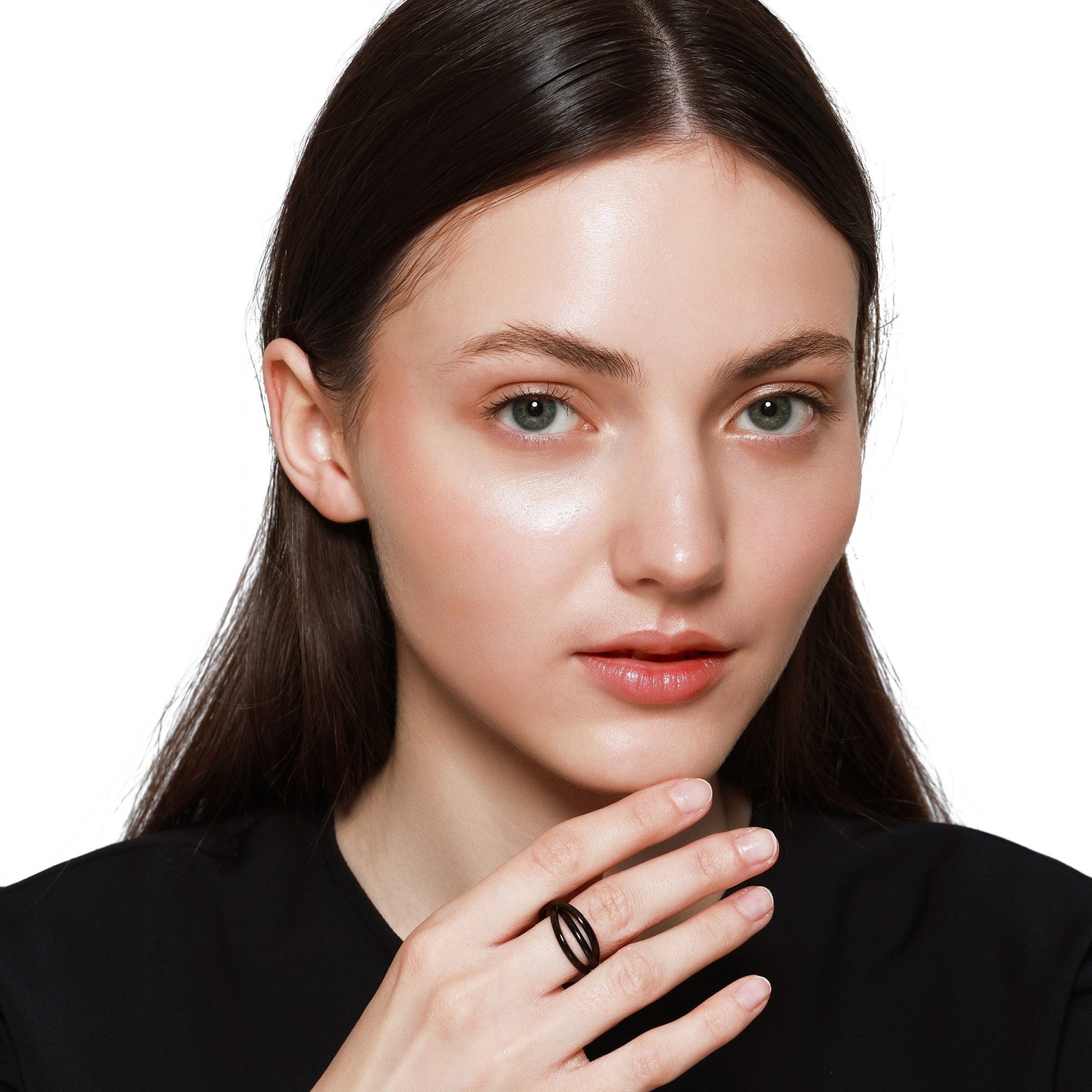 Heideman Fingerring Jovin schwarz farben (Ring, günstig online kaufen