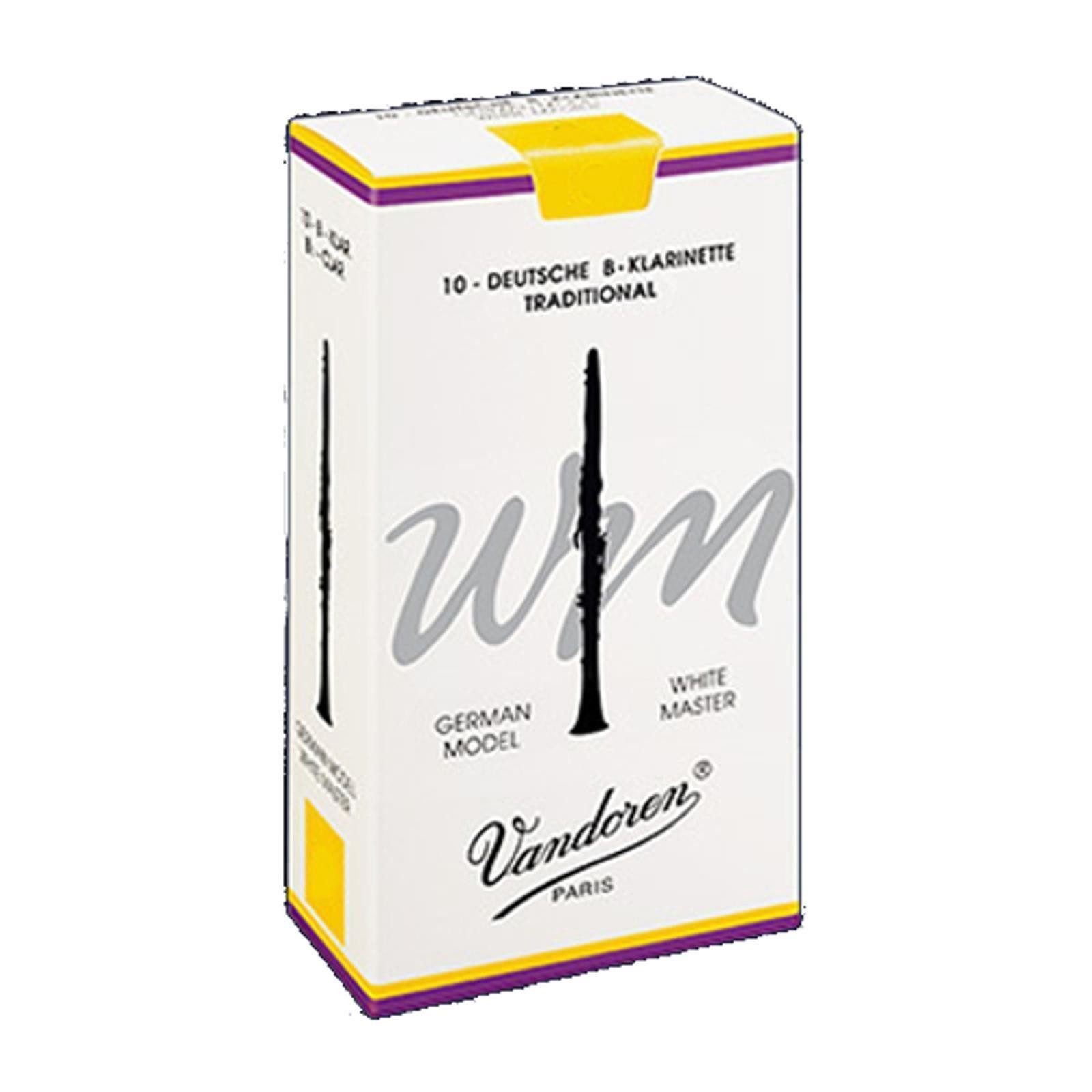 Vandoren Blattabschneider Klarinette White Master 4 Traditional Klarinettenblätter 10er Packung