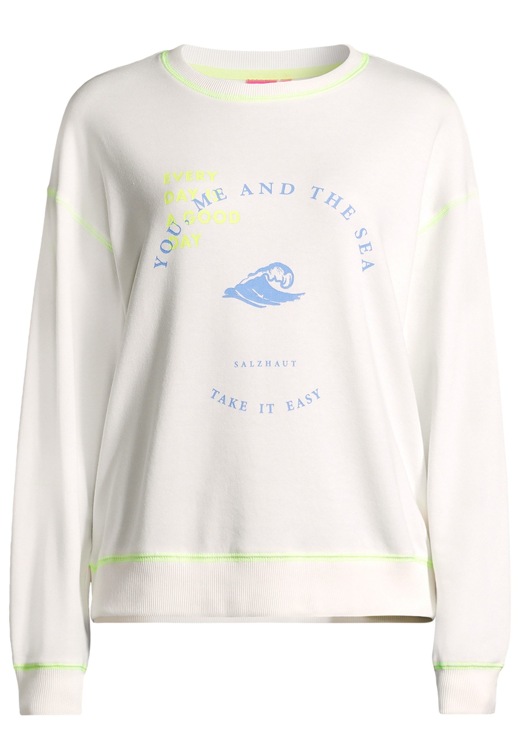 salzhaut Sweatshirt LÖÖW Damen Oversized günstig online kaufen