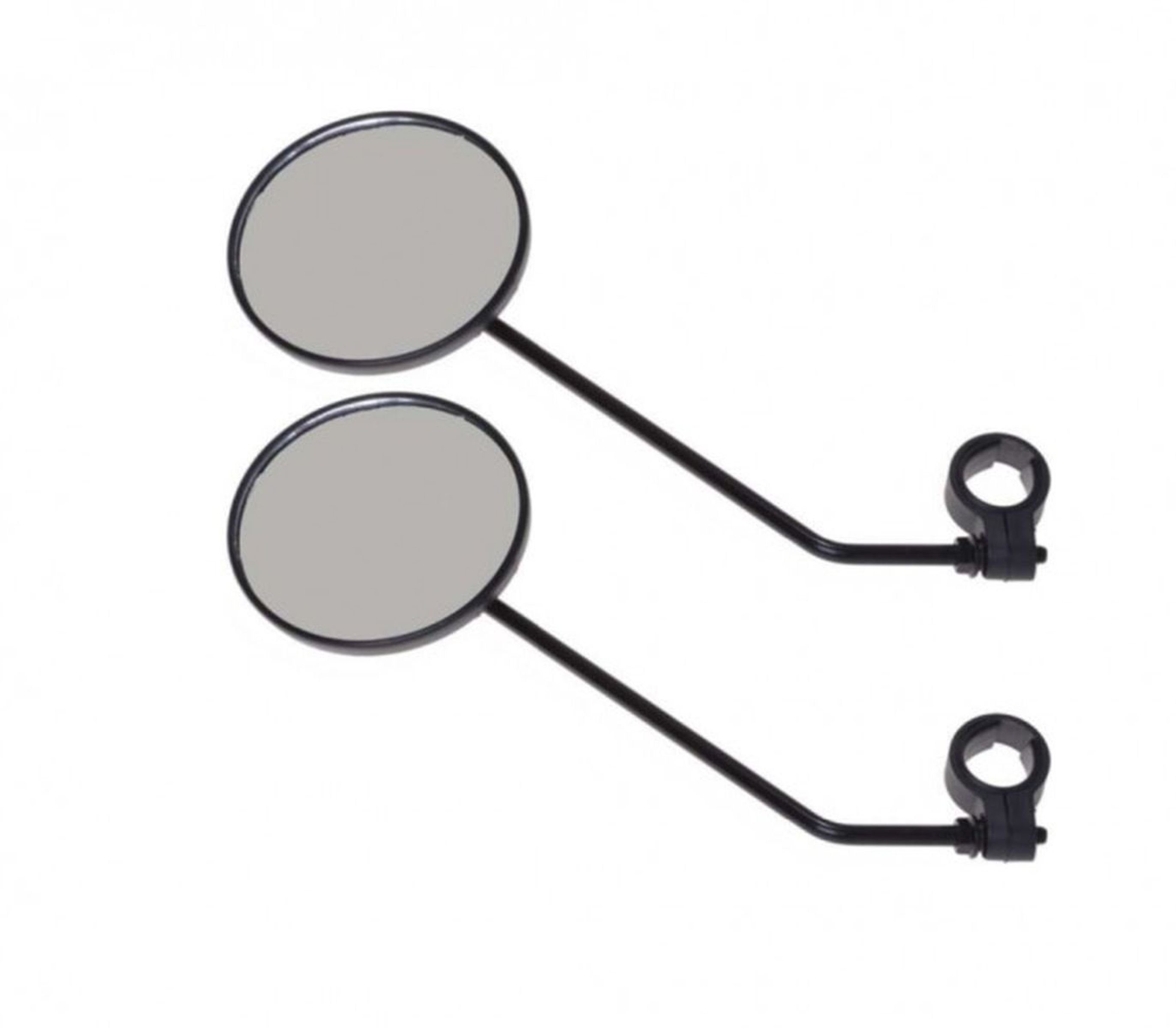 Fahrradreflektor 2er Set Fahrradspiegel Rückspiegel Lenkerspiegel schwarz