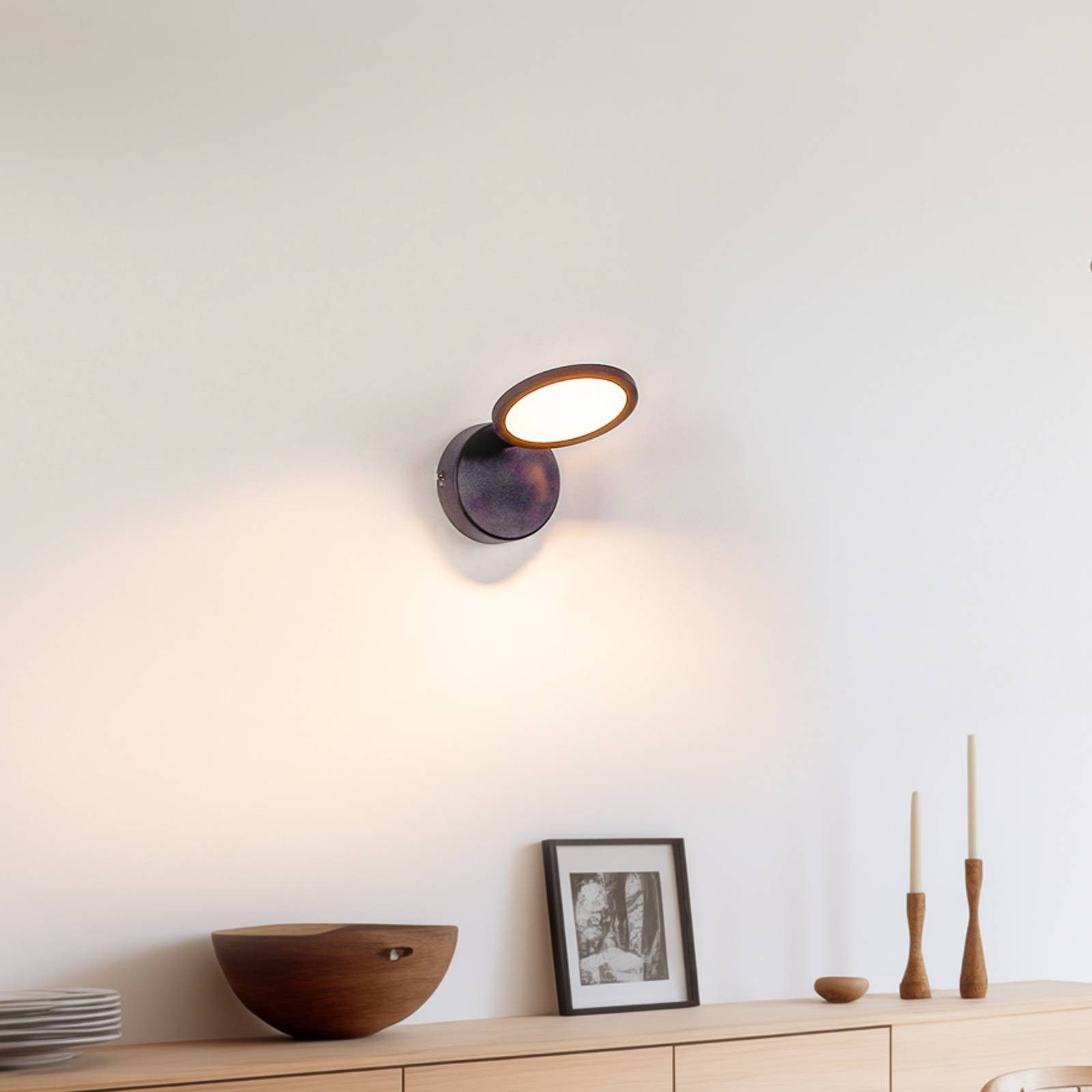 Lindby Deckenstrahler Manel, LED, Metall, Schwarz warmweiß IP20, LED 4,7 W gesamt, warmweiß