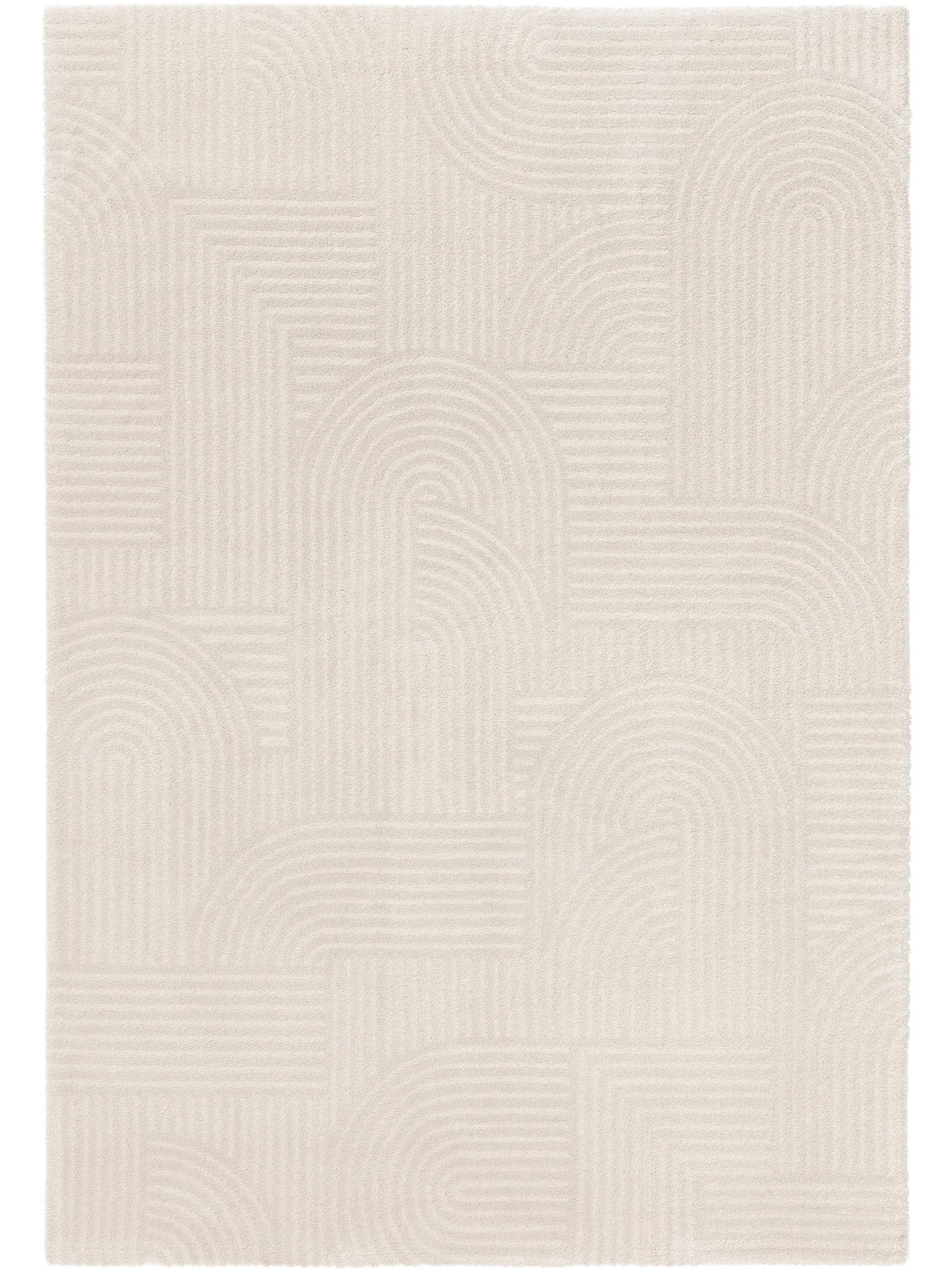 benuta Teppich Tacoma, rechteckig, Höhe: 21 mm, Teppich Wohnzimmer, Schlafzimmer, Esszimmer, Flur, Kunstfaser, Cozy