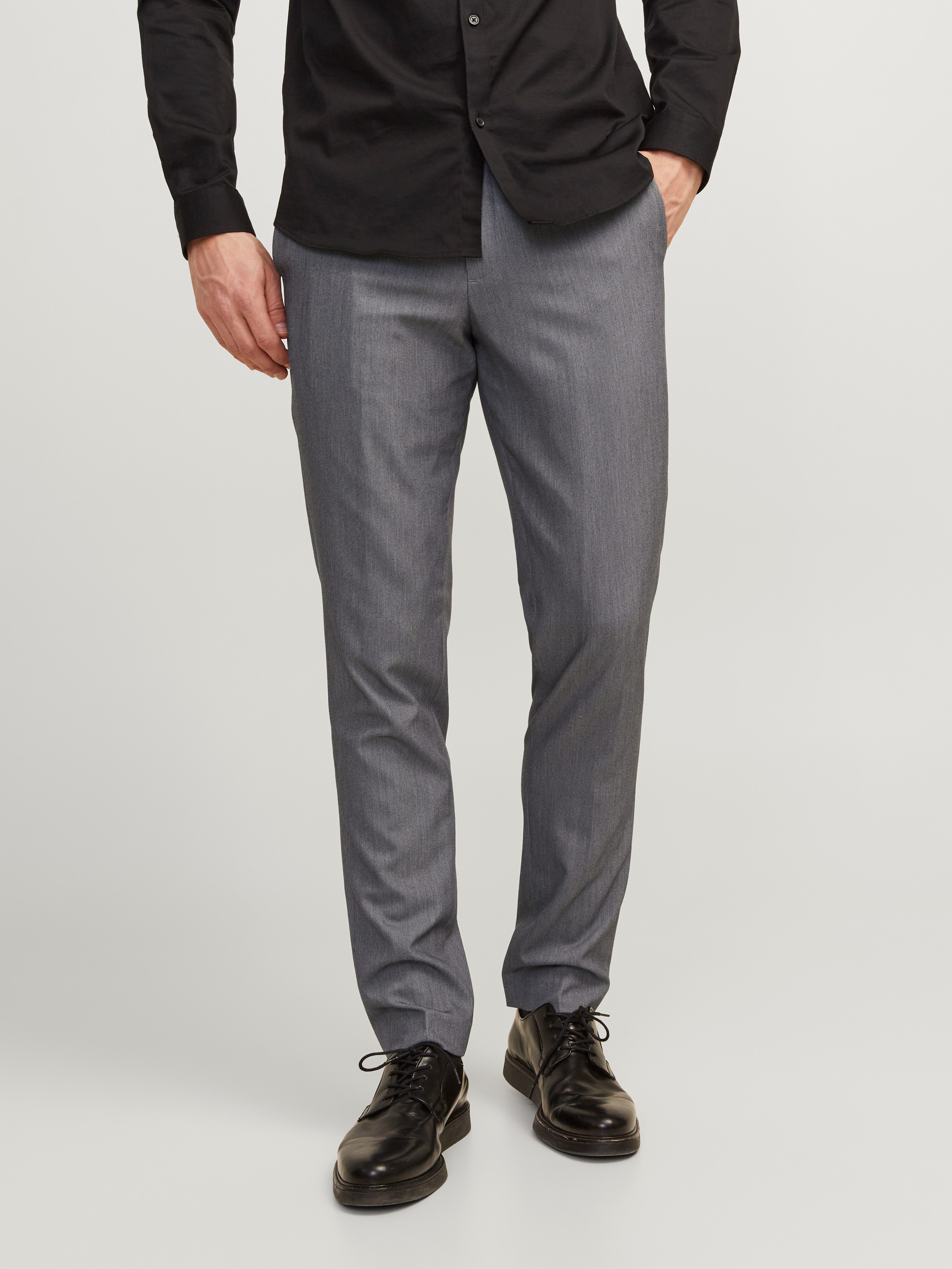 Jack & Jones Anzughose JPRFRANCO Hose mit schmalem Bein und cleanem Look meliert, modisch, slim fit, Kunstfaser