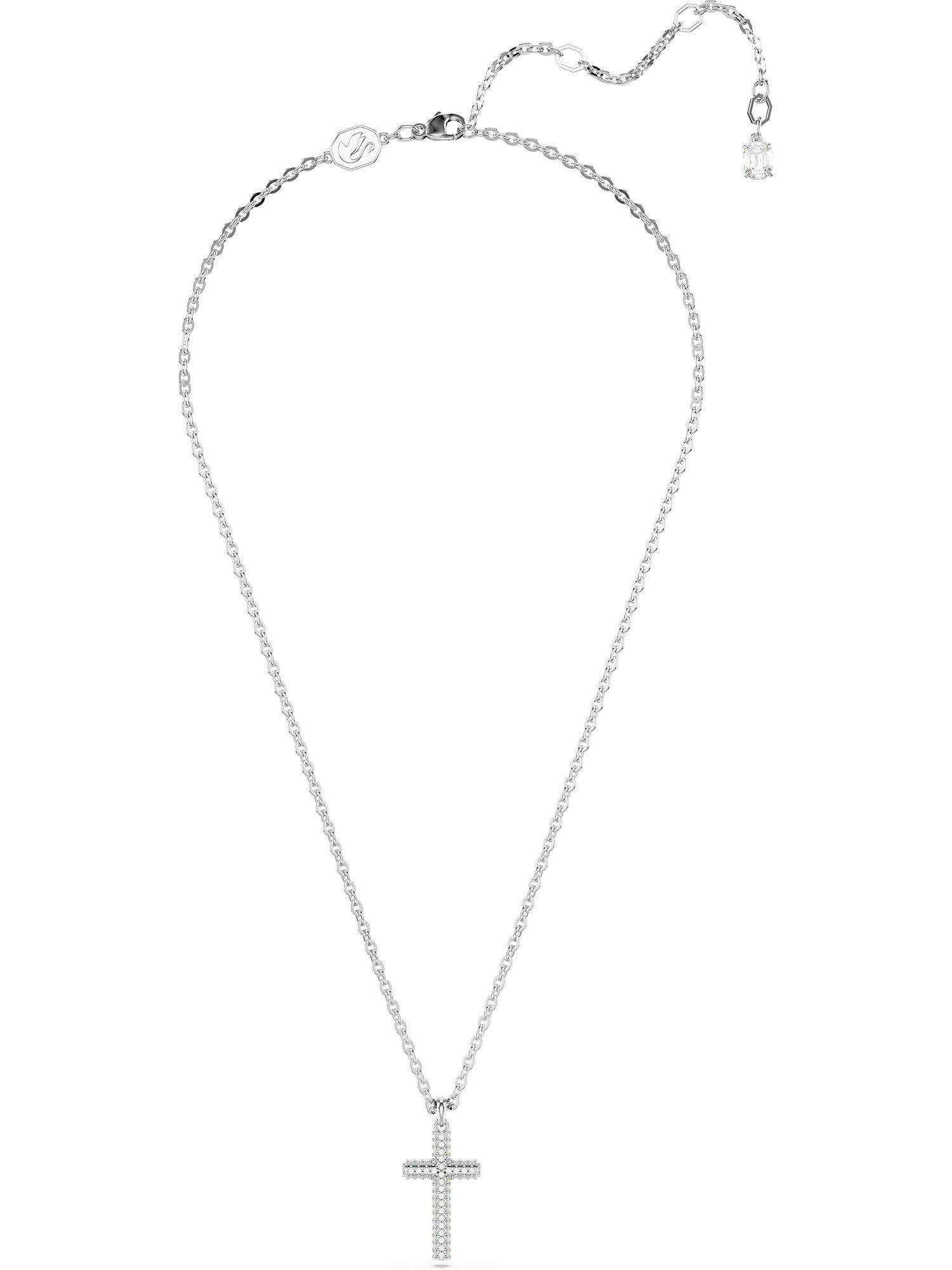 Swarovski Collier Swarovski Damen-Kette Metall Swarovski-Kristall günstig online kaufen