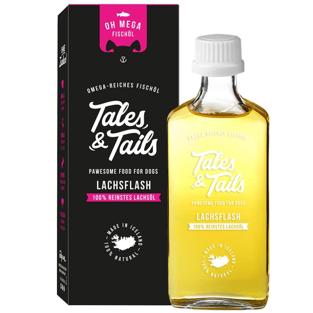 Tales & Tails Lachsöl Lachsflash, Ergänzungsfuttermittel für: Hunde
