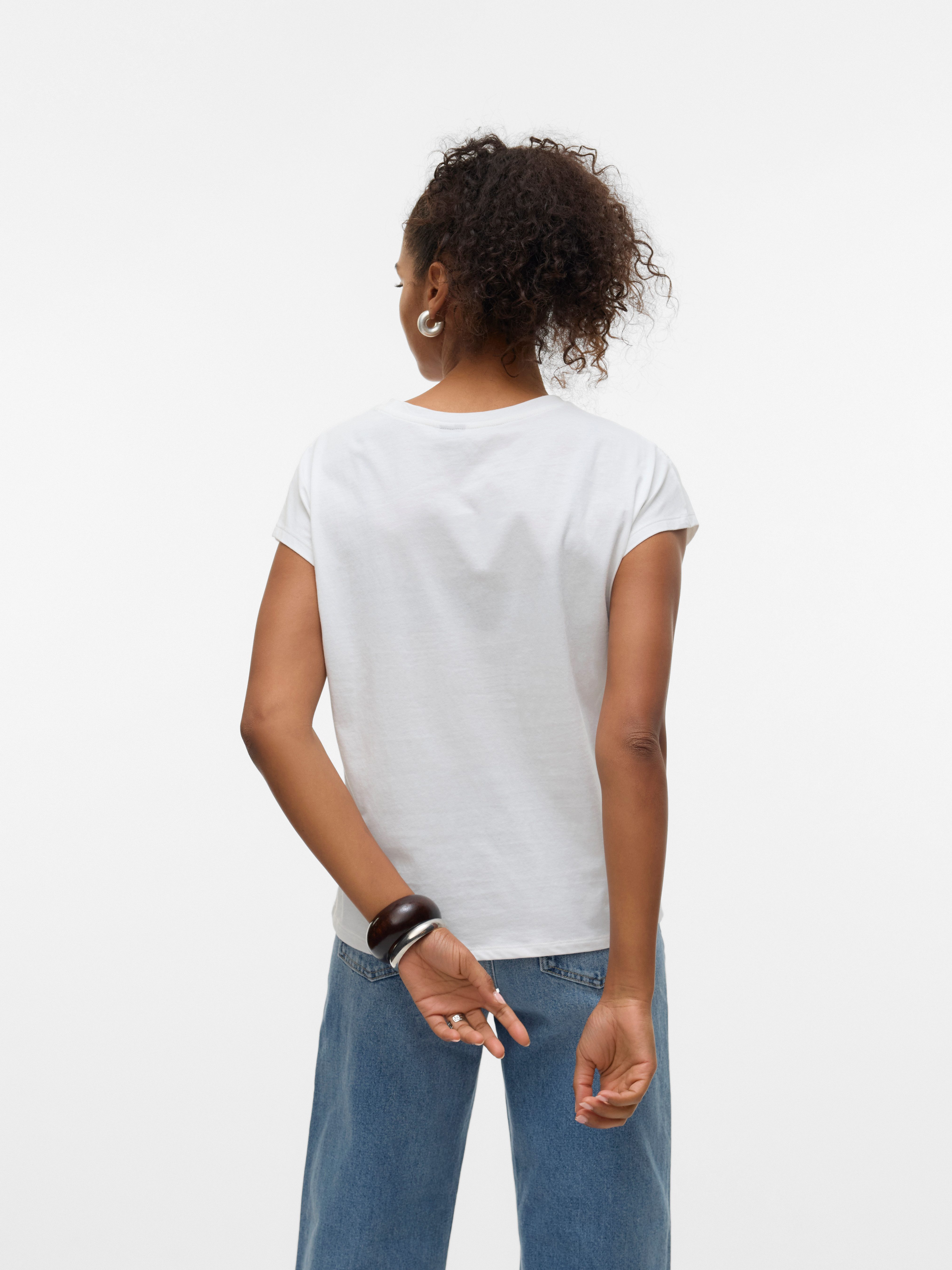 Vero Moda Kurzarmshirt VMPANNA AVA SS TOP JRS