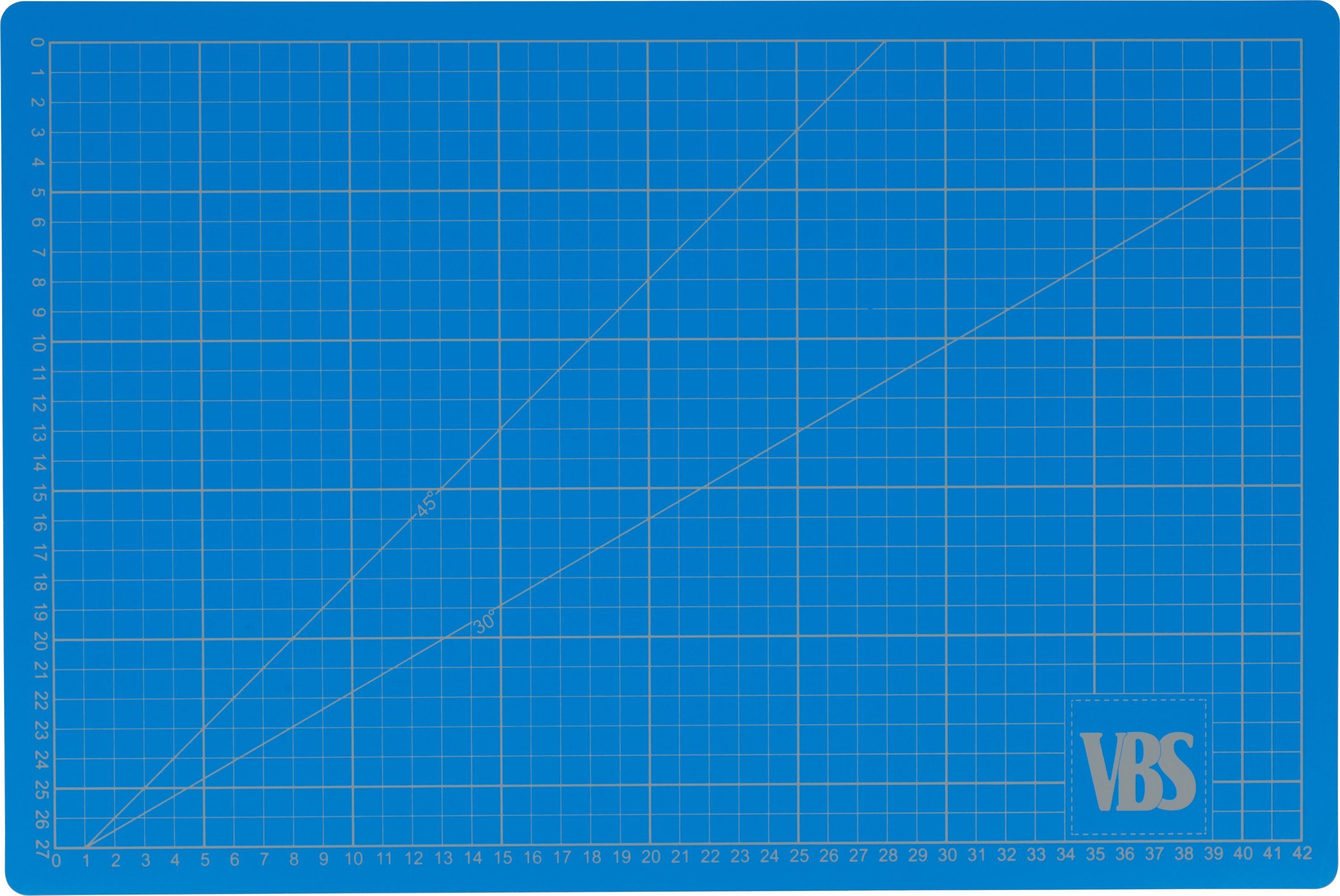VBS Schneideunterlage Profi, blau, 3 mm stark