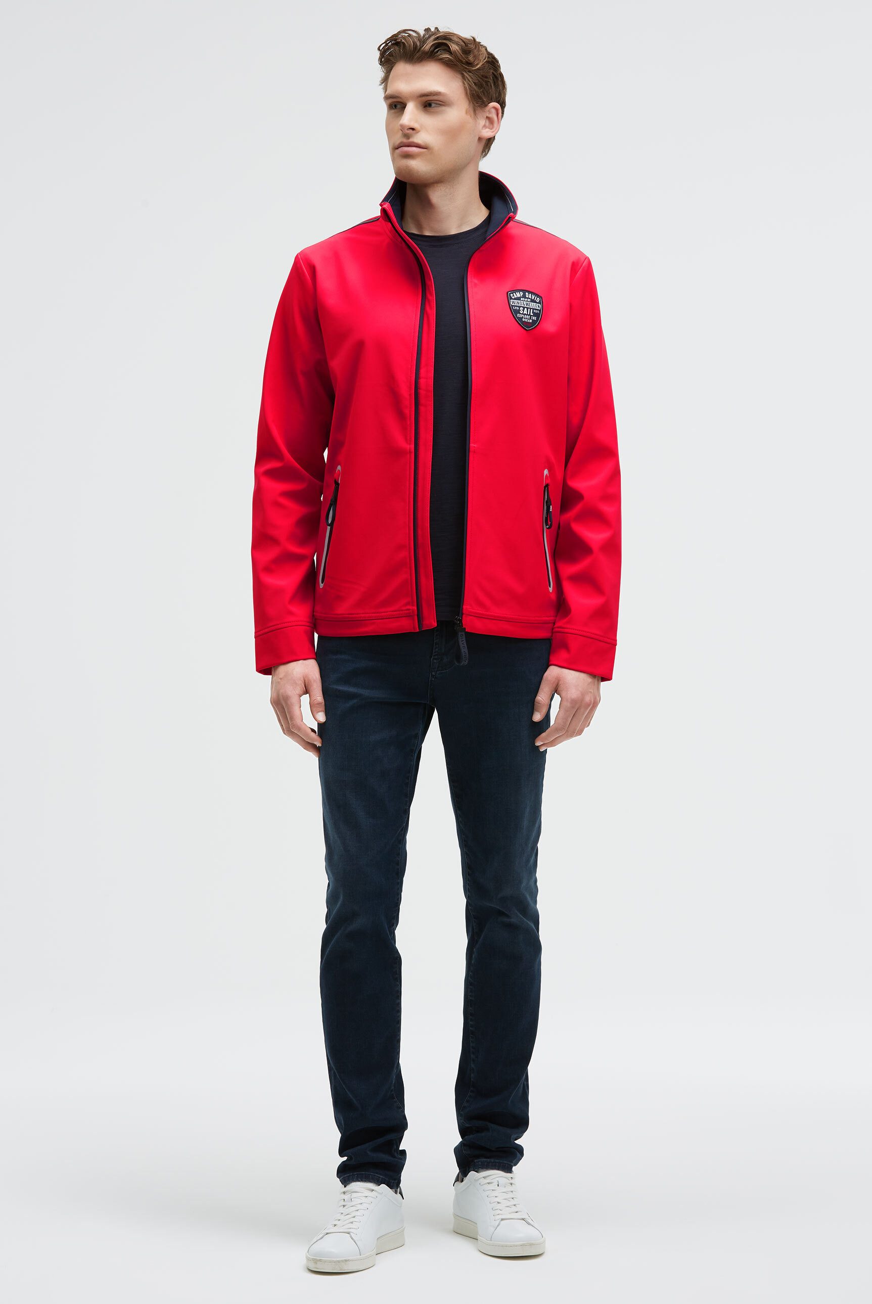 CAMP DAVID Softshelljacke mit verstellbarem Gummizug im Saum