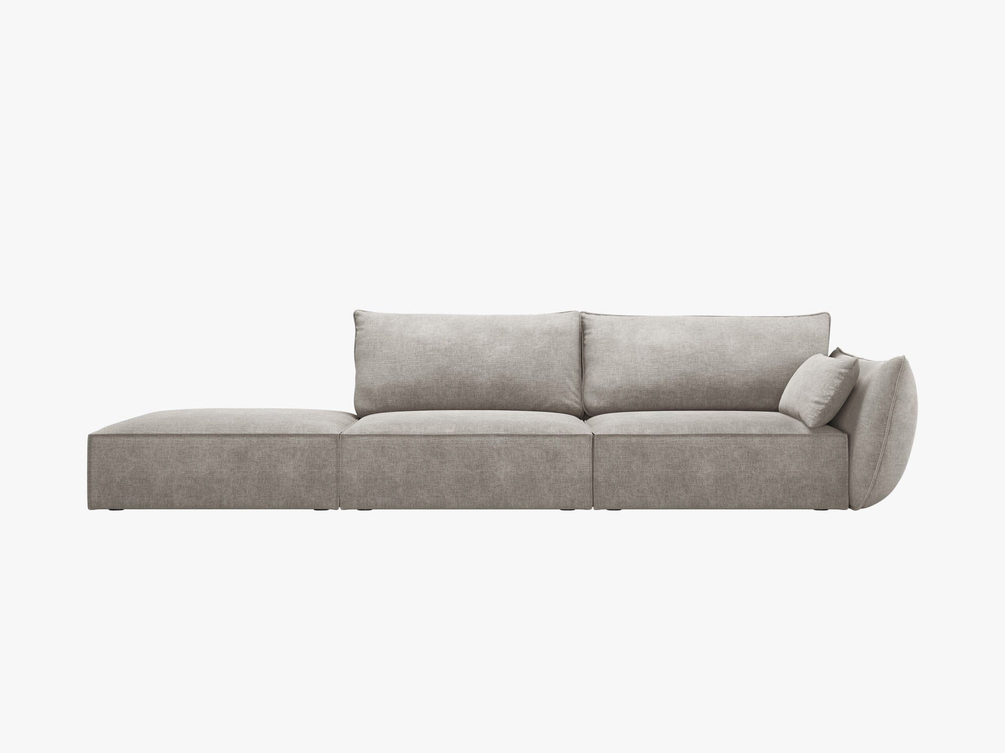 Micadoni Sofa Kaelle, 4-Sitzer eine Seite offen