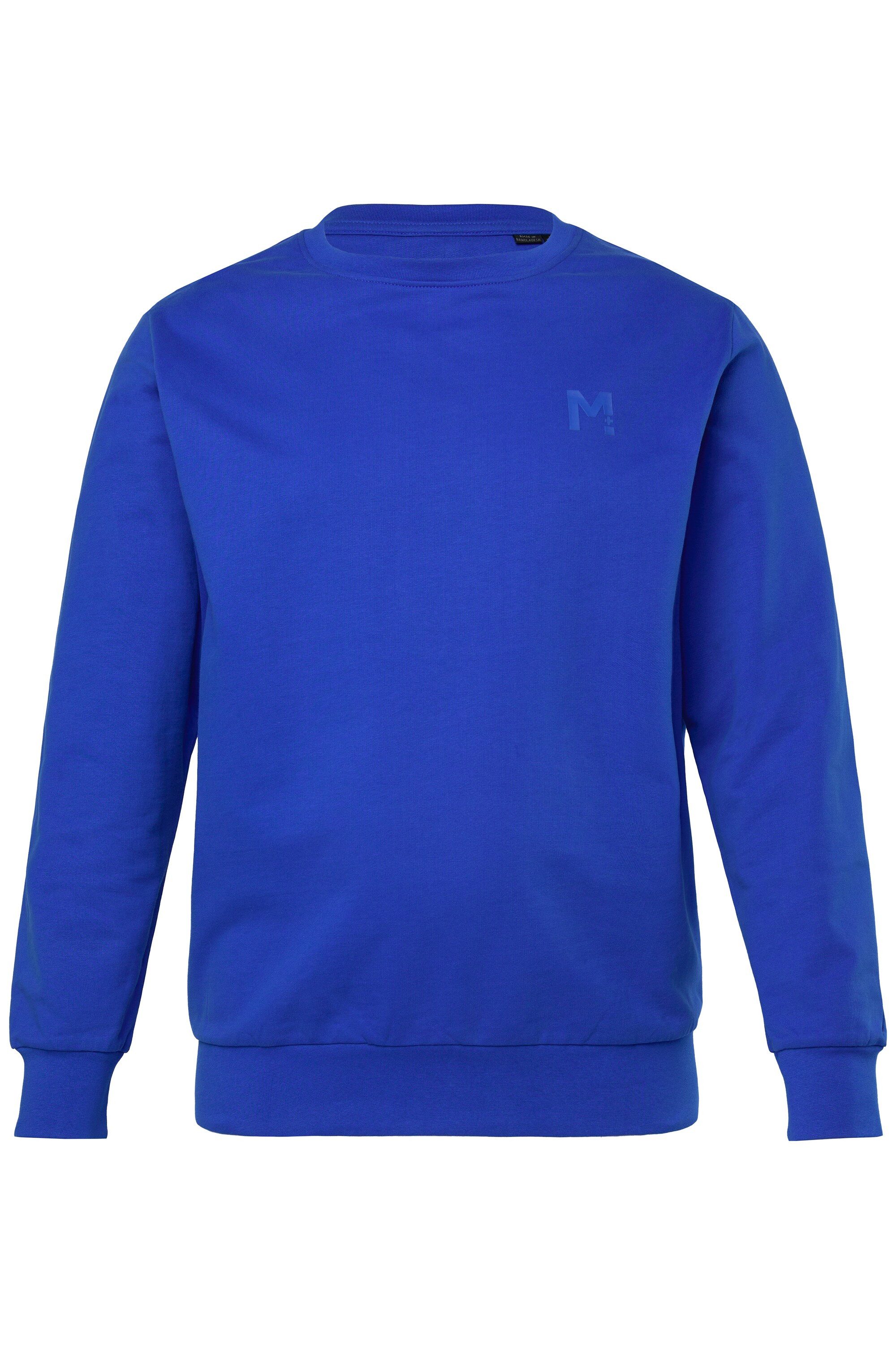 Men Plus Sweatshirt Men+ Sweatshirt Basic Rundhalsausschnitt bis 8 XL günstig online kaufen