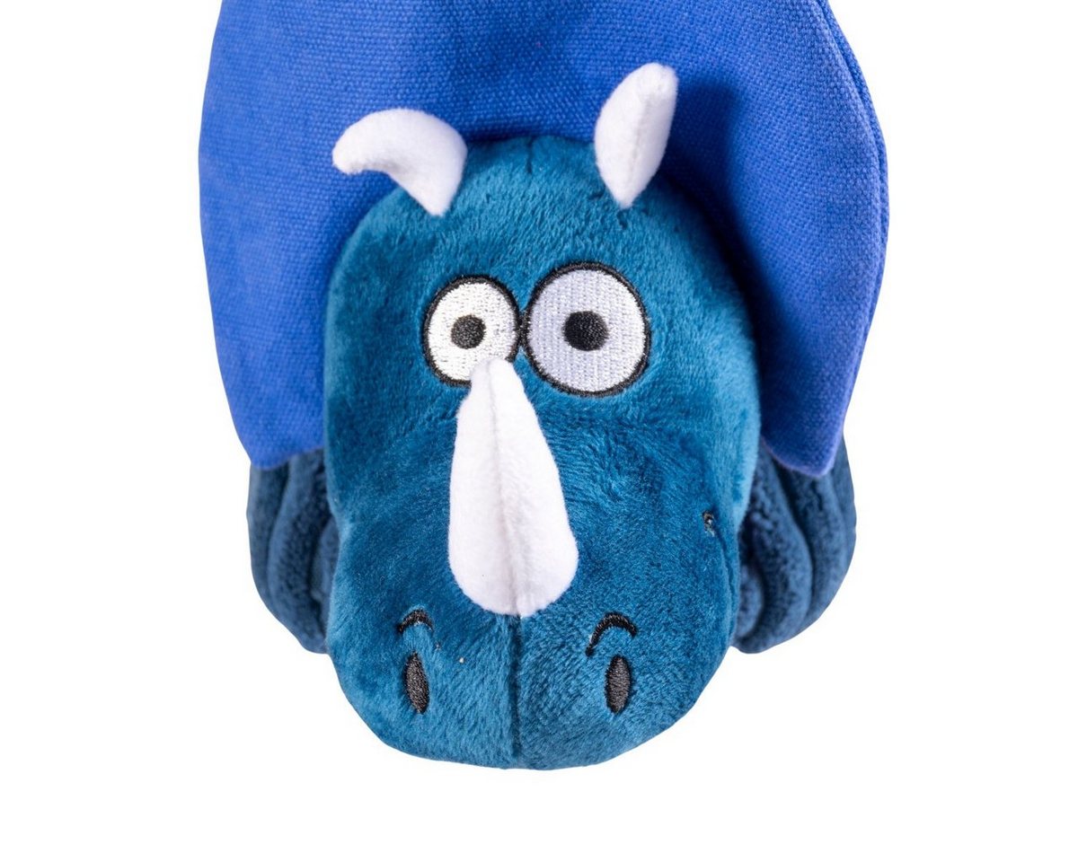 Thumbnail - DUVO+ Tierkuscheltier Hundespielzeug Dino Triceratops blau