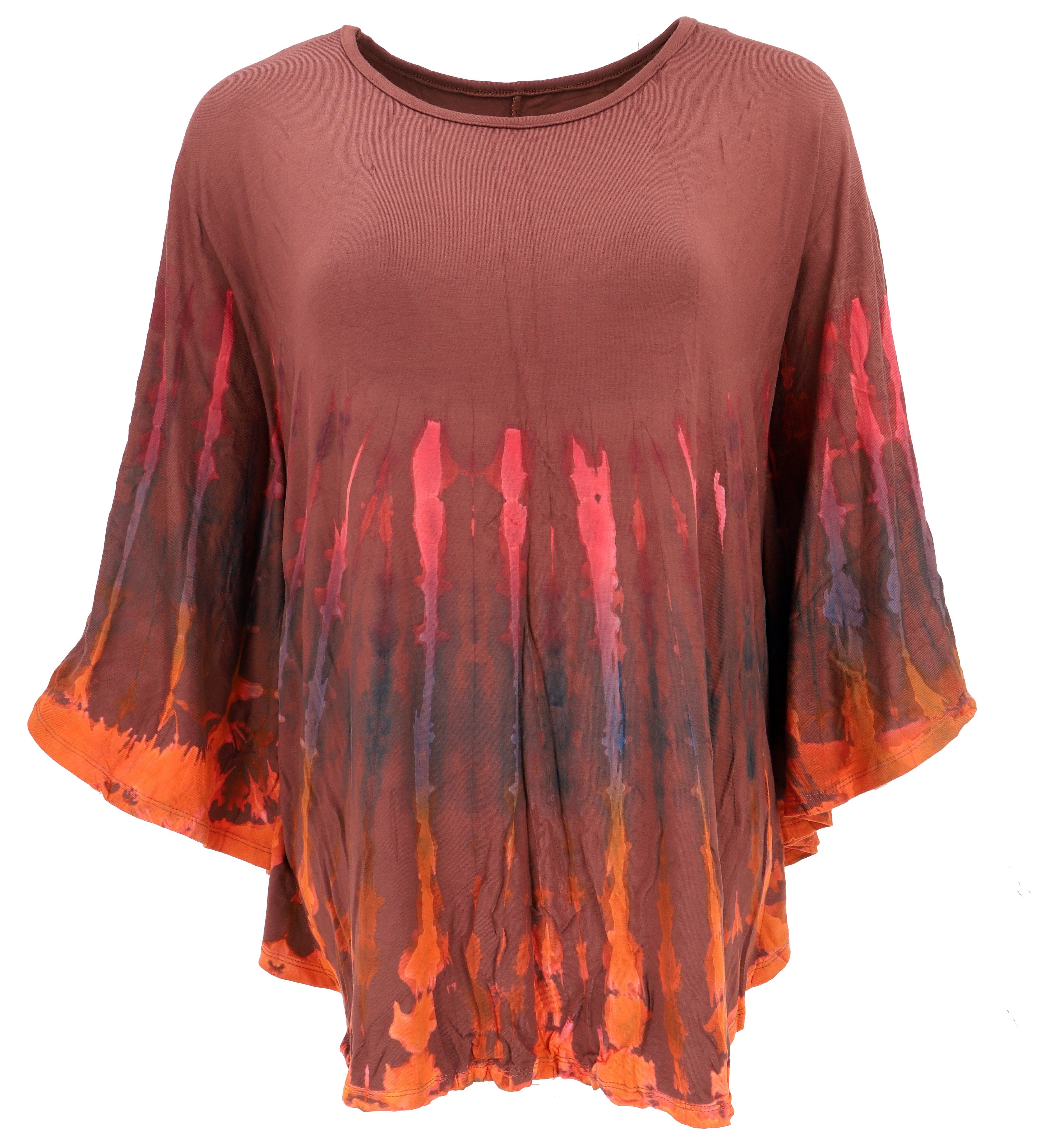 Guru-Shop Longbluse Batik Poncho, Tunika, Unikat günstig online kaufen