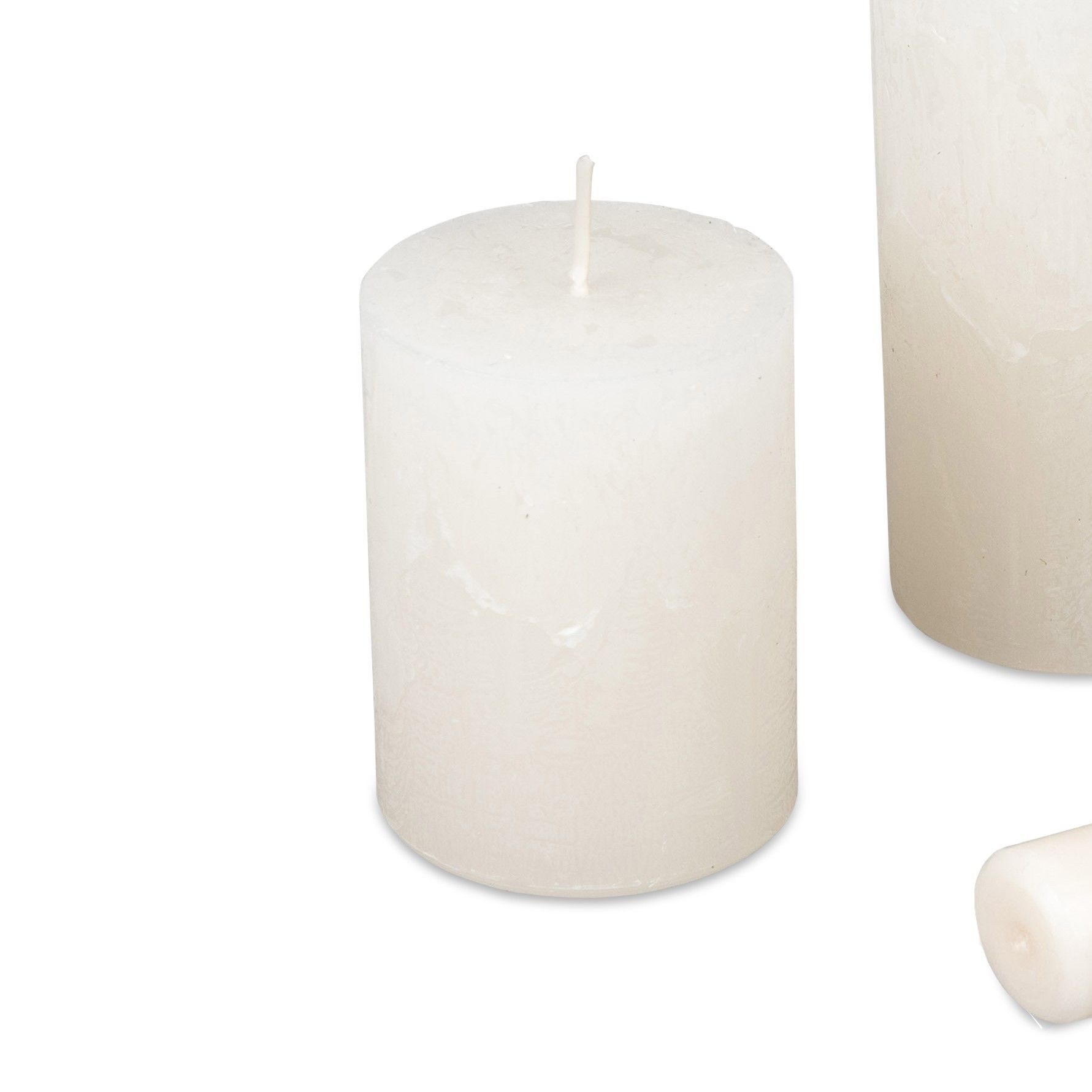 formano Stumpenkerze Rustic, Durchgefärbt, Creme, Motiv: günstig online kaufen