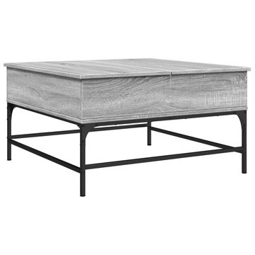 vidaXL Couchtisch Couchtisch Grau Sonoma 80x80x45 cm Holzwerkstoff und Metall (1-St)