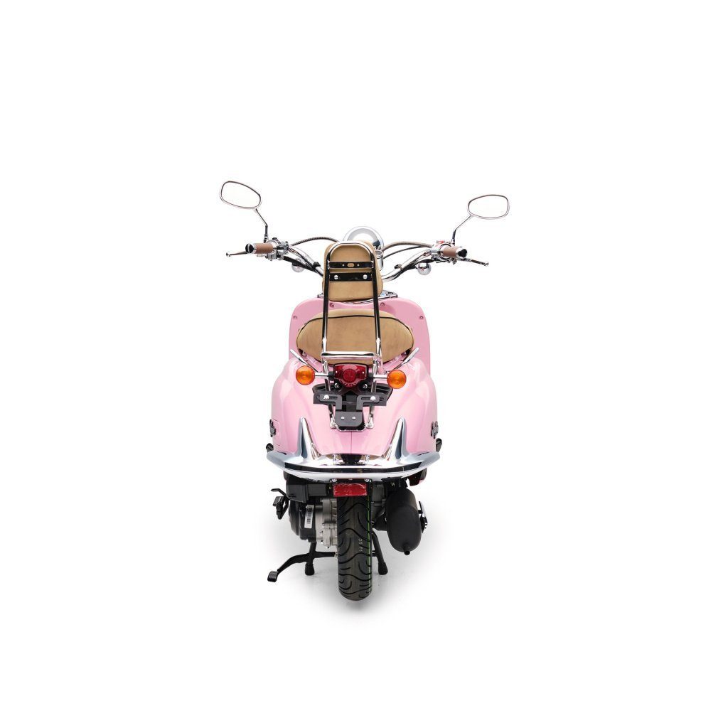 Burnout Motorroller Easycruiser Eco, 45 km/h, Pink 50 Roller ccm, Retro Euro 5