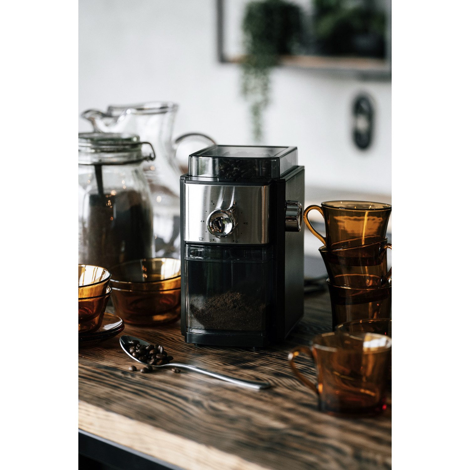 Adler Kaffeemühle AD 4448, 300 W, 250 g Bohnenbehälter, Kaffeebohnenmühle 300W 205 Gramm