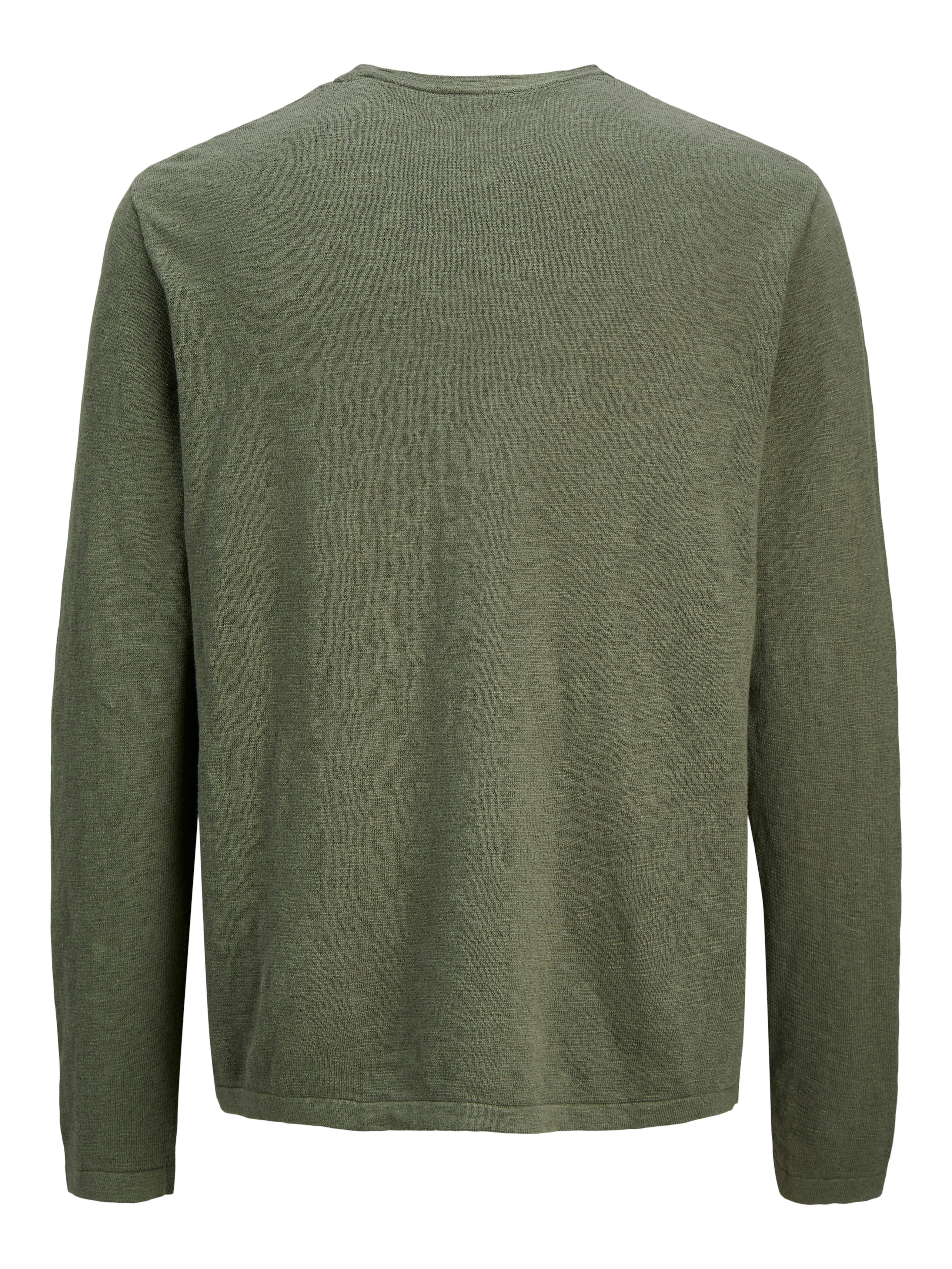 Jack & Jones Rundhalspullover JJESUMMER KNIT CREW NECK SN mit Rundhalsausschnitt