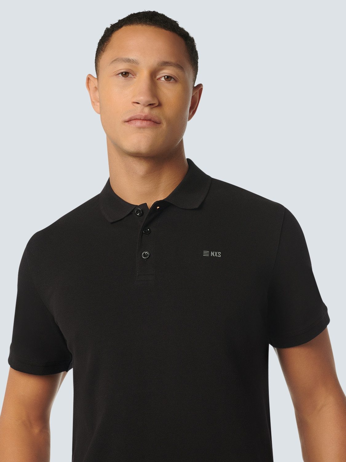 NO EXCESS Poloshirt Polo Solid Stretch