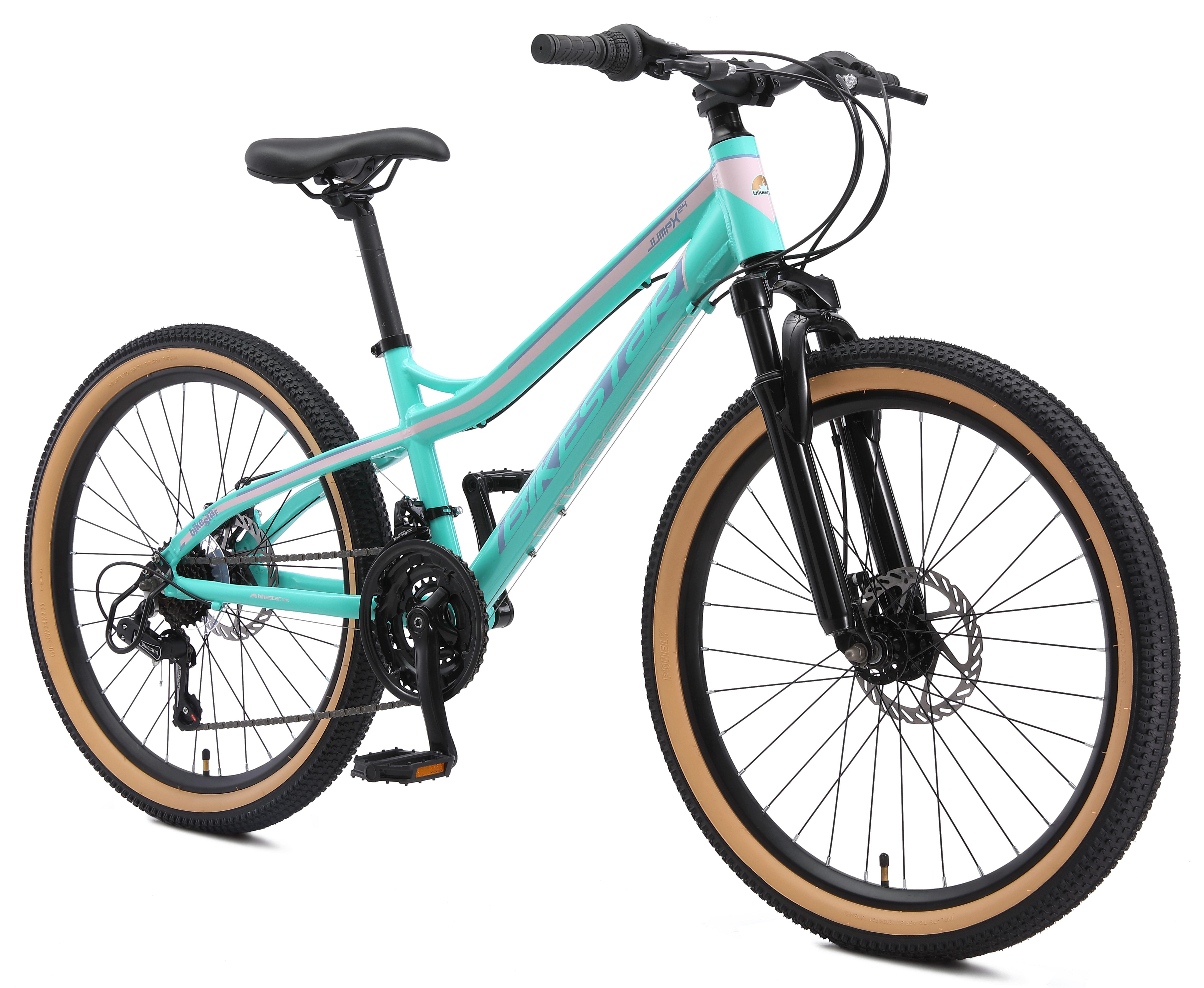 Bikestar Jugendfahrrad, 21 Gang Shimano RD-TY21 Schaltwerk, Kettenschaltung
