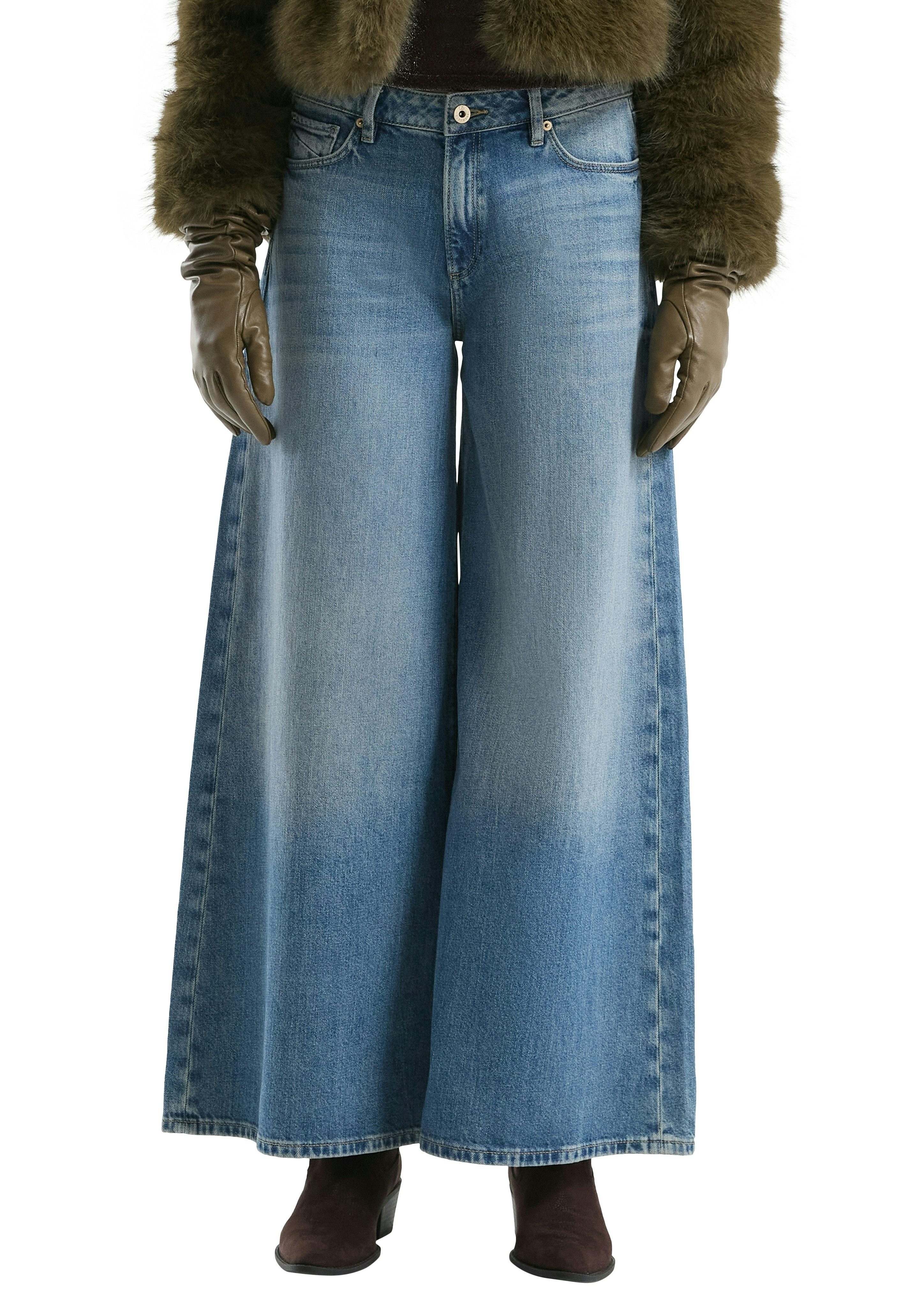 QS Weite Jeans im Five-Pocket Style