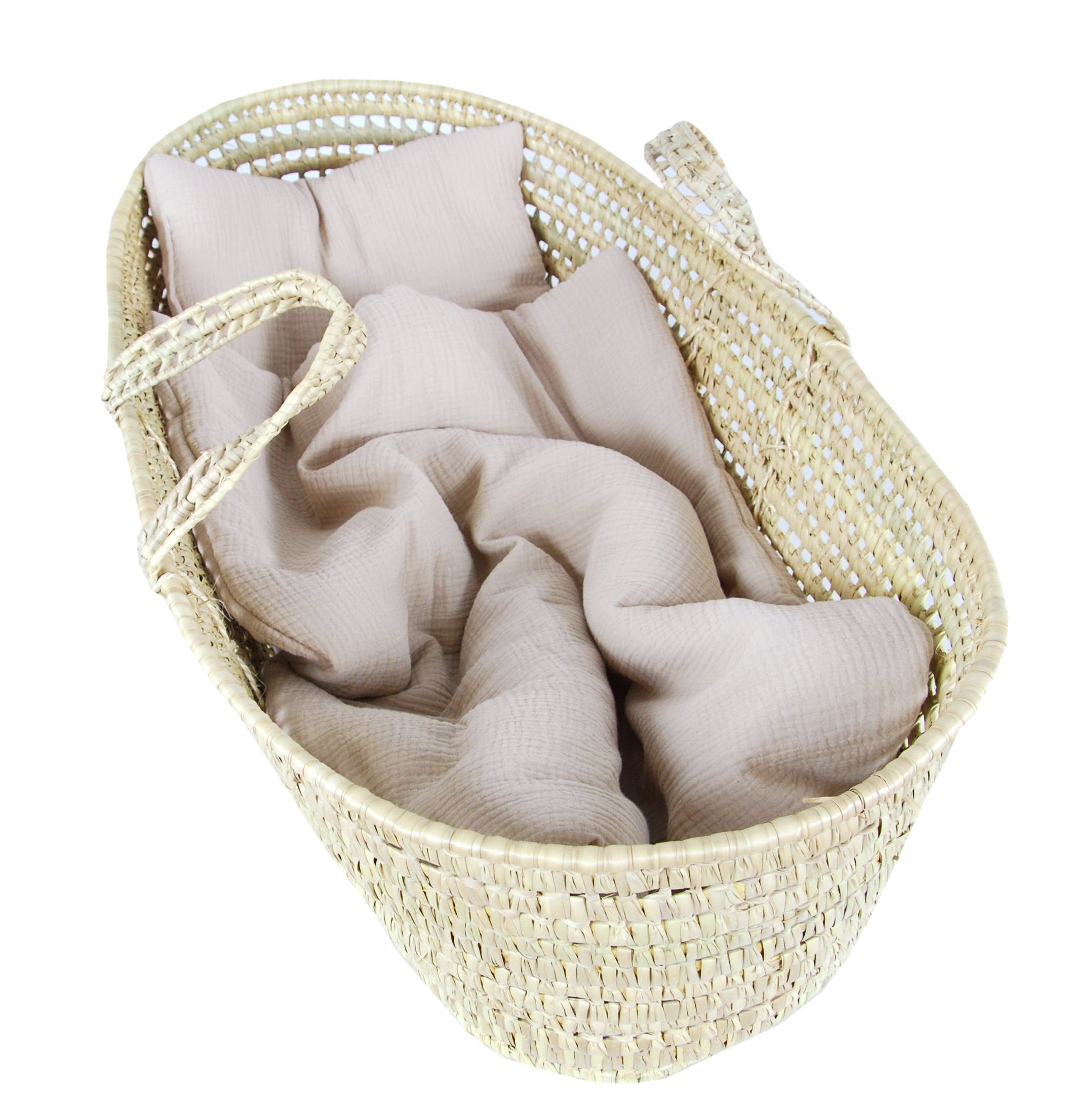 Babydecke BabyLux Babydecke Musselin Kinderwagendecke Kuscheldecke 75x60cm MPM, BabyLux, Sand
