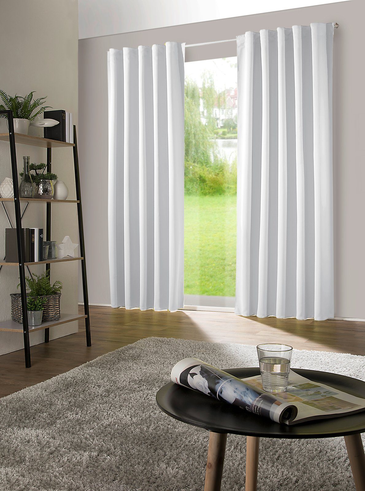 heimtexland Verdunkelungsvorhang Thermo Verdunklungsgardine Deko Gardine Vo günstig online kaufen