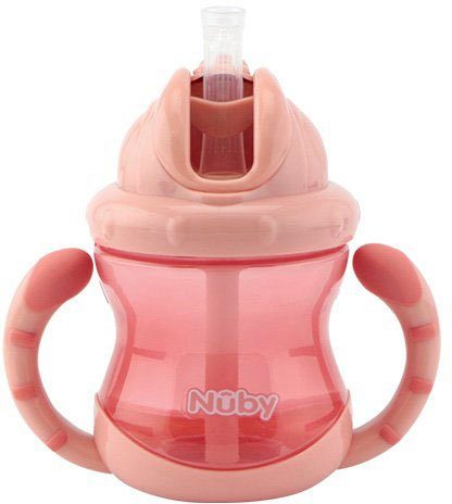 Nuby Trinklernbecher 270ml, pink, Polypropylen