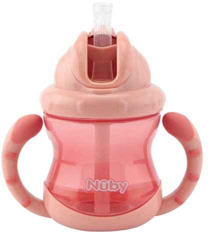 Nuby Trinklernbecher 270ml, pink, Polypropylen