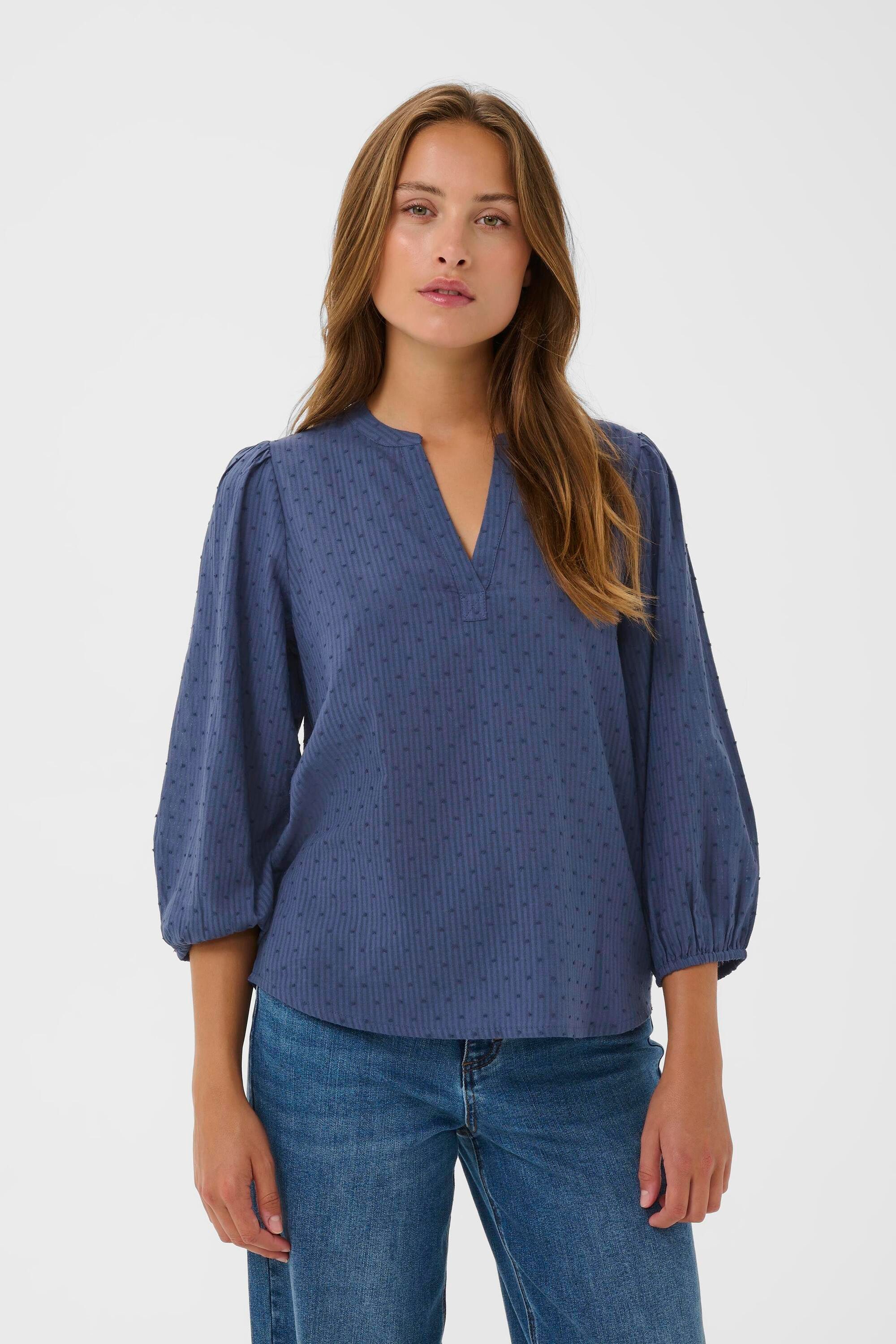 KAFFE Langarmbluse Langarm-Bluse KAfrancesca günstig online kaufen