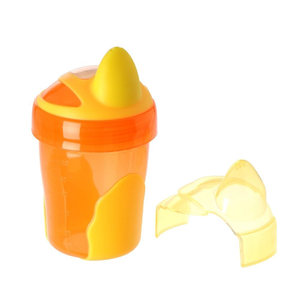 Vital Baby Trinklernbecher Babys erster Trinklernbecher 120ml - ab 4 Monate orange