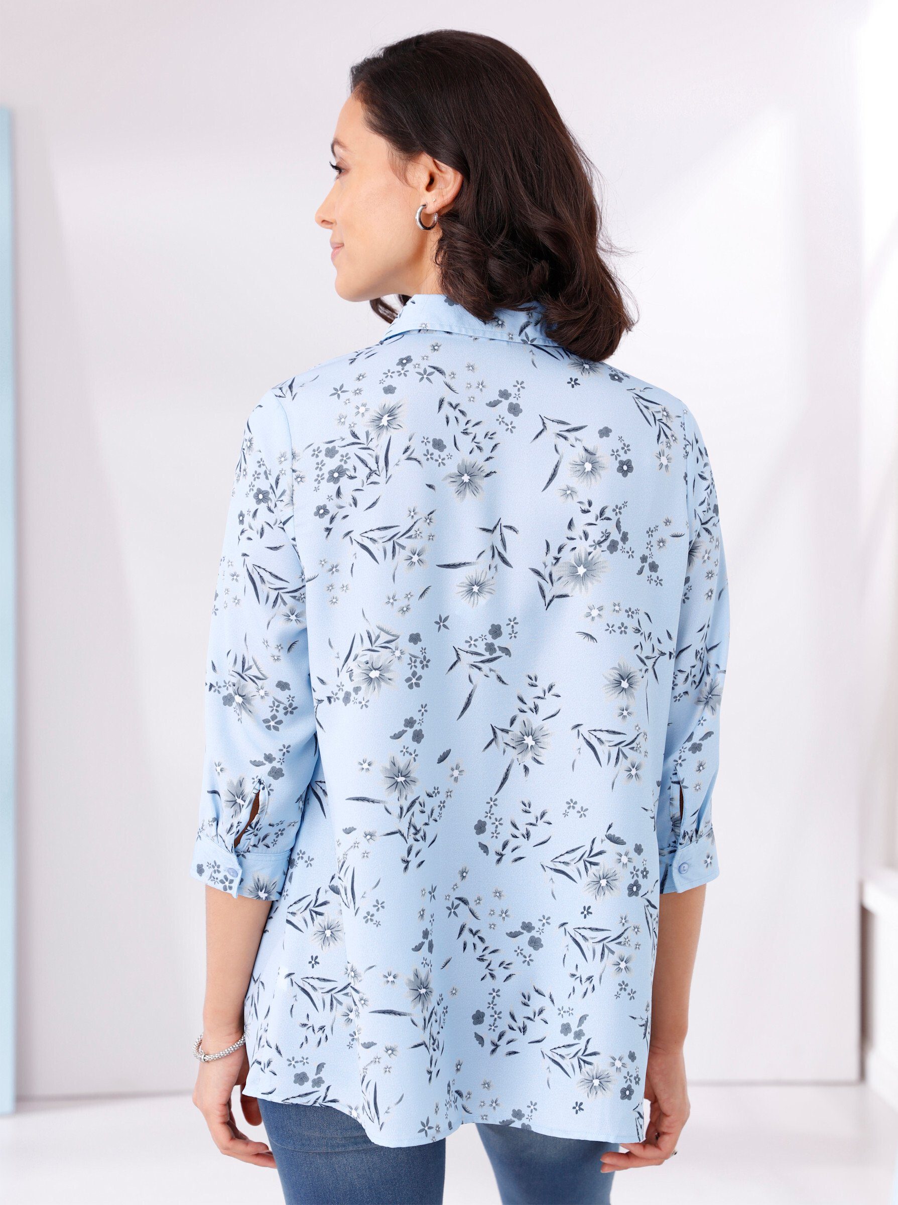 Sieh an! Klassische Bluse Longbluse günstig online kaufen