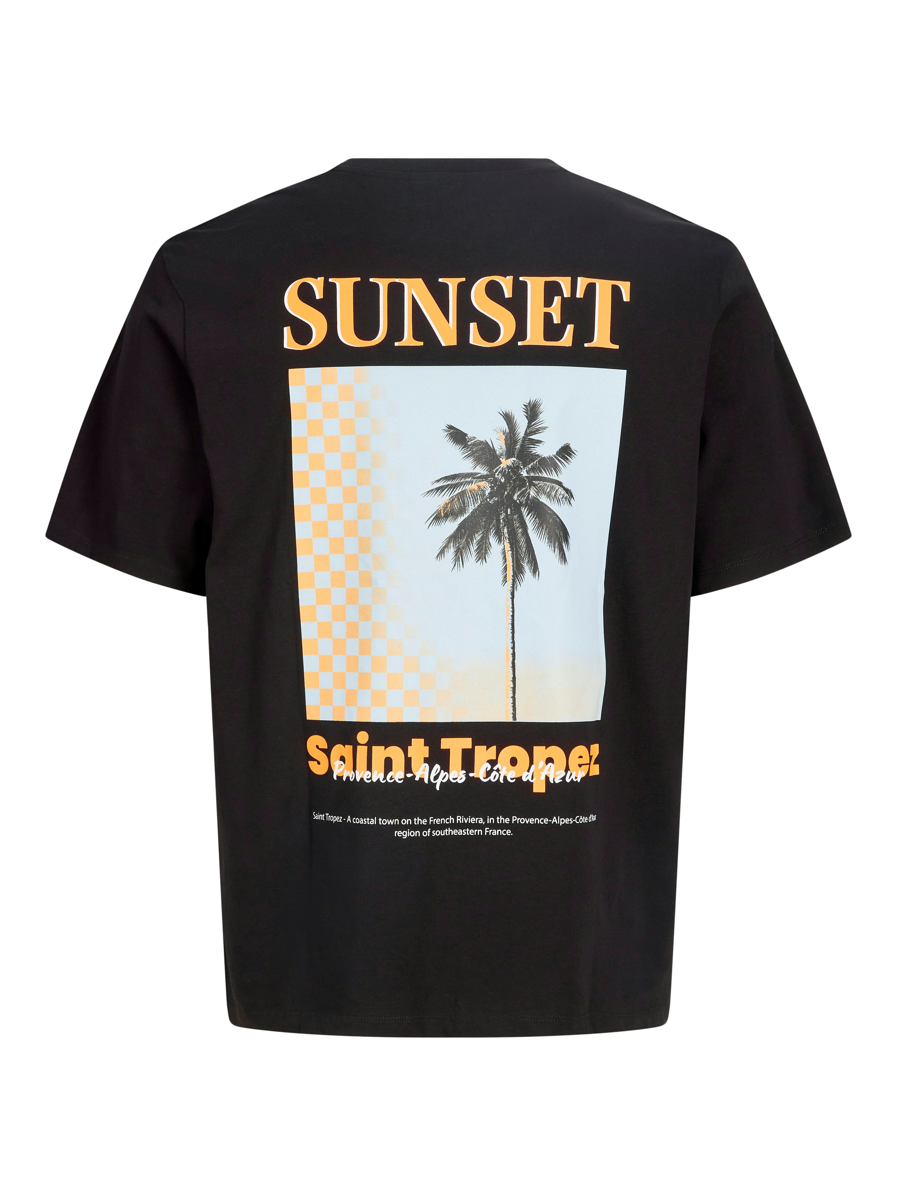Jack & Jones Rundhalsshirt JJCITY PHOTOPRINT TEE SS CREW NECK Baumwolle, relaxed fit