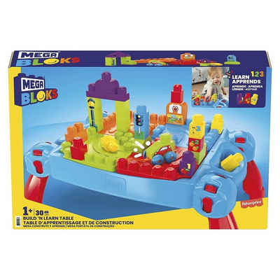 Mattel® Spielbausteine »Mattel FGV05 - Mega Bloks - Bau-, Spapel und Lerntisch«