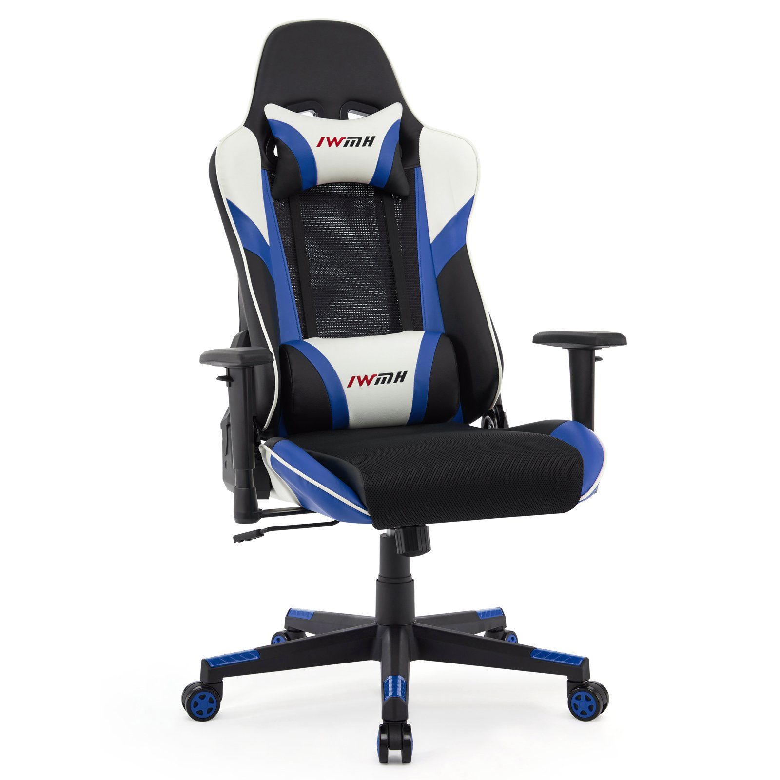 Intimate WM Heart Gaming-Stuhl Racingstuhl,Mesh-Computerstuhl, ergonomisch,  mit hoher Rückenlehne