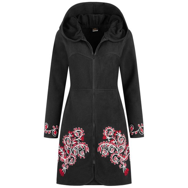 KUNST UND MAGIE Fleecejacke KUNST UND MAGIE Damen Mantel Fleece Kurzmantel günstig online kaufen