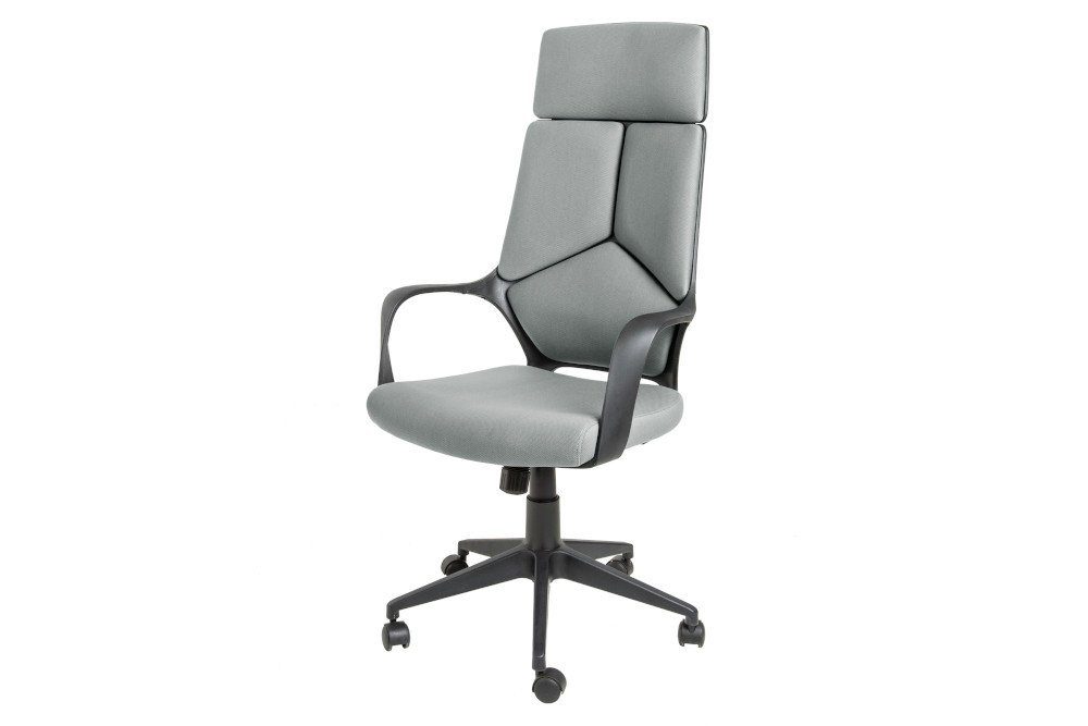 riess-ambiente Bürostuhl ERGONOMIC · drehbar · höhenverstellbar 1 Stoff Laufrollen St), (Einzelartikel, Home schwarz Office · · / hellgrau mit