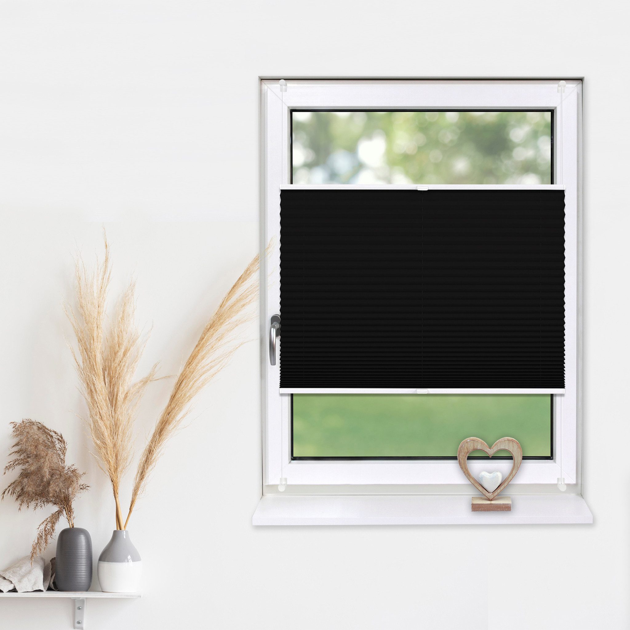 Deco-Raum Plissee Basic, blickdicht, Klemmträger, auf günstig online kaufen