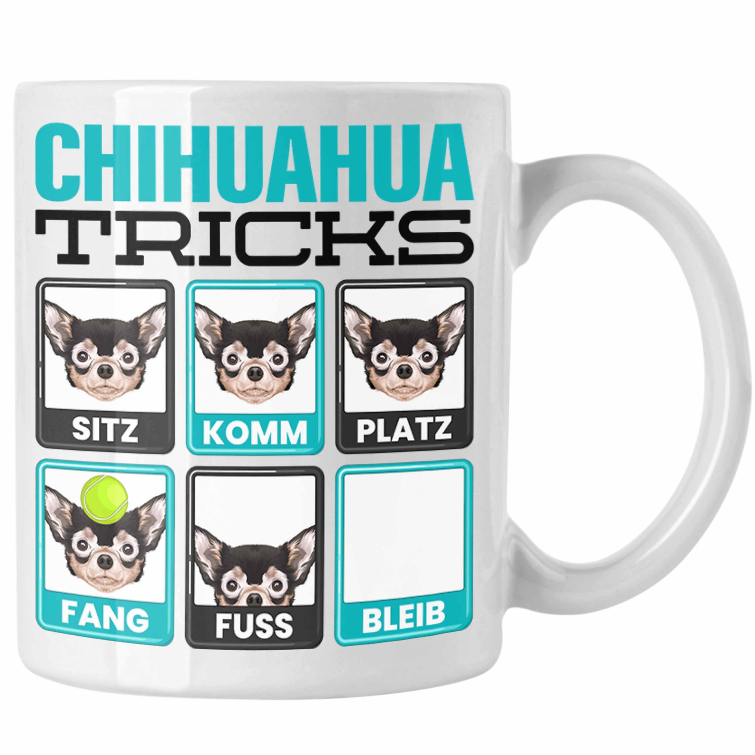 Trendation Tasse Tasse Besitzer Spruch Lustiger Chihuahua Weiss Geschenkidee Chihuah Geschenk