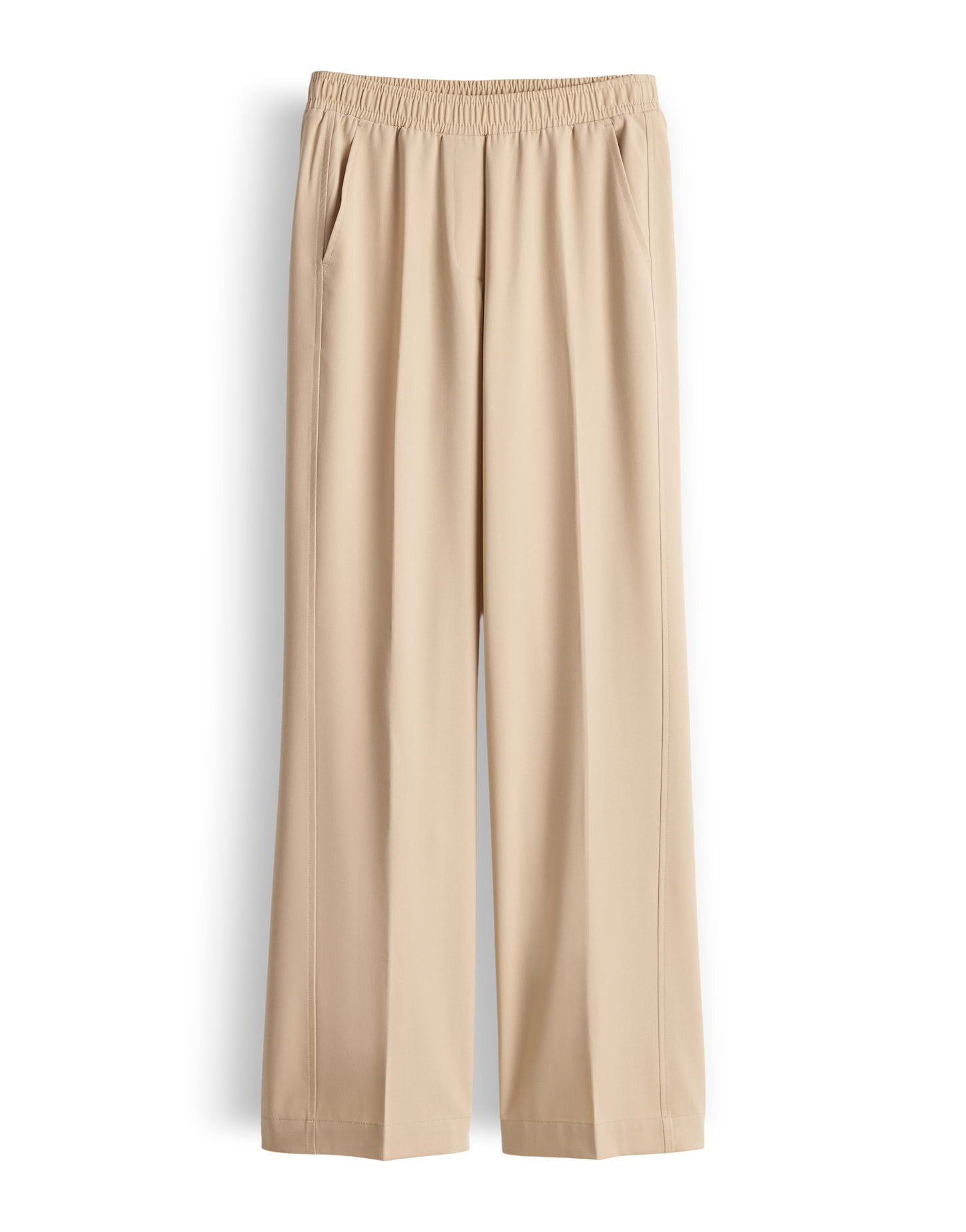 OPUS Stoffhose MELANE BLOOM Wide Leg Pants mit Komfortbund Elastischer Gummibund, Eingrifftaschen und fließender Fall