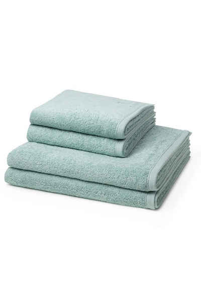 ROSS Handtuch Set Vita, Walkfrottee, (Spar-Set, 4-tlg), 2 X Handtuch 2 X Duschtuch - im Set - Baumwolle - Weich und saugstark