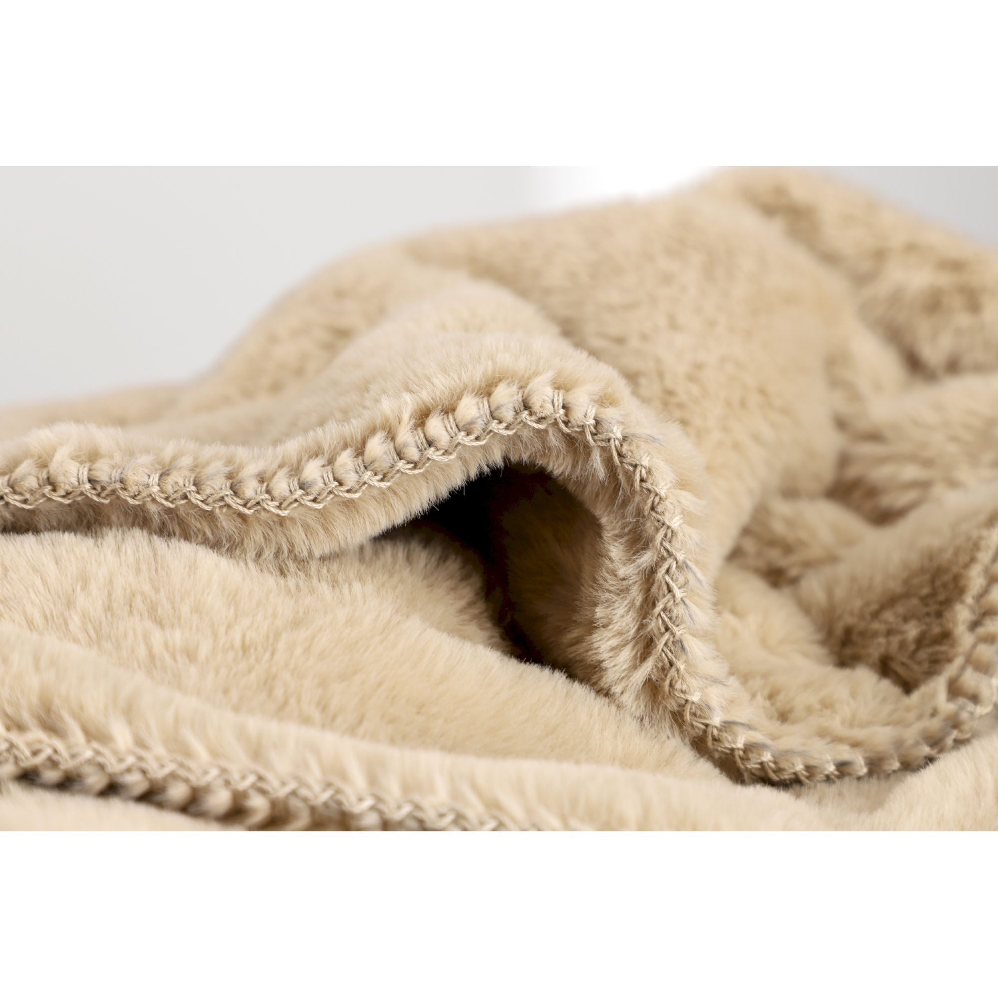 Wohndecke ELEGANCE Wohndecke, SCHÖNER WOHNEN-Kollektion, 130 x 170 cm in Beige – Bild 4 von 5