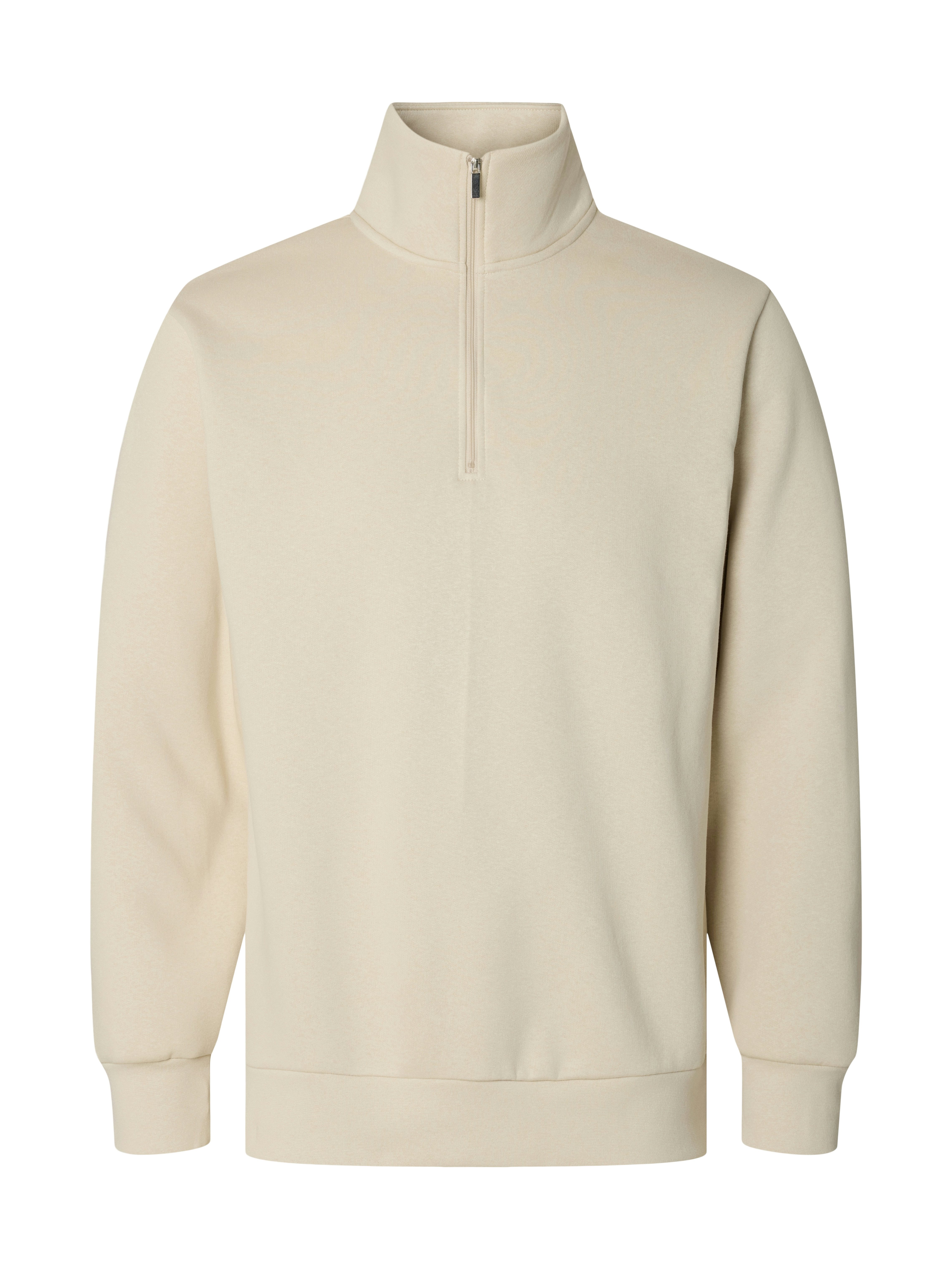 Selected Sweater SLHZREG-DAN SWEAT HALF ZIP günstig online kaufen