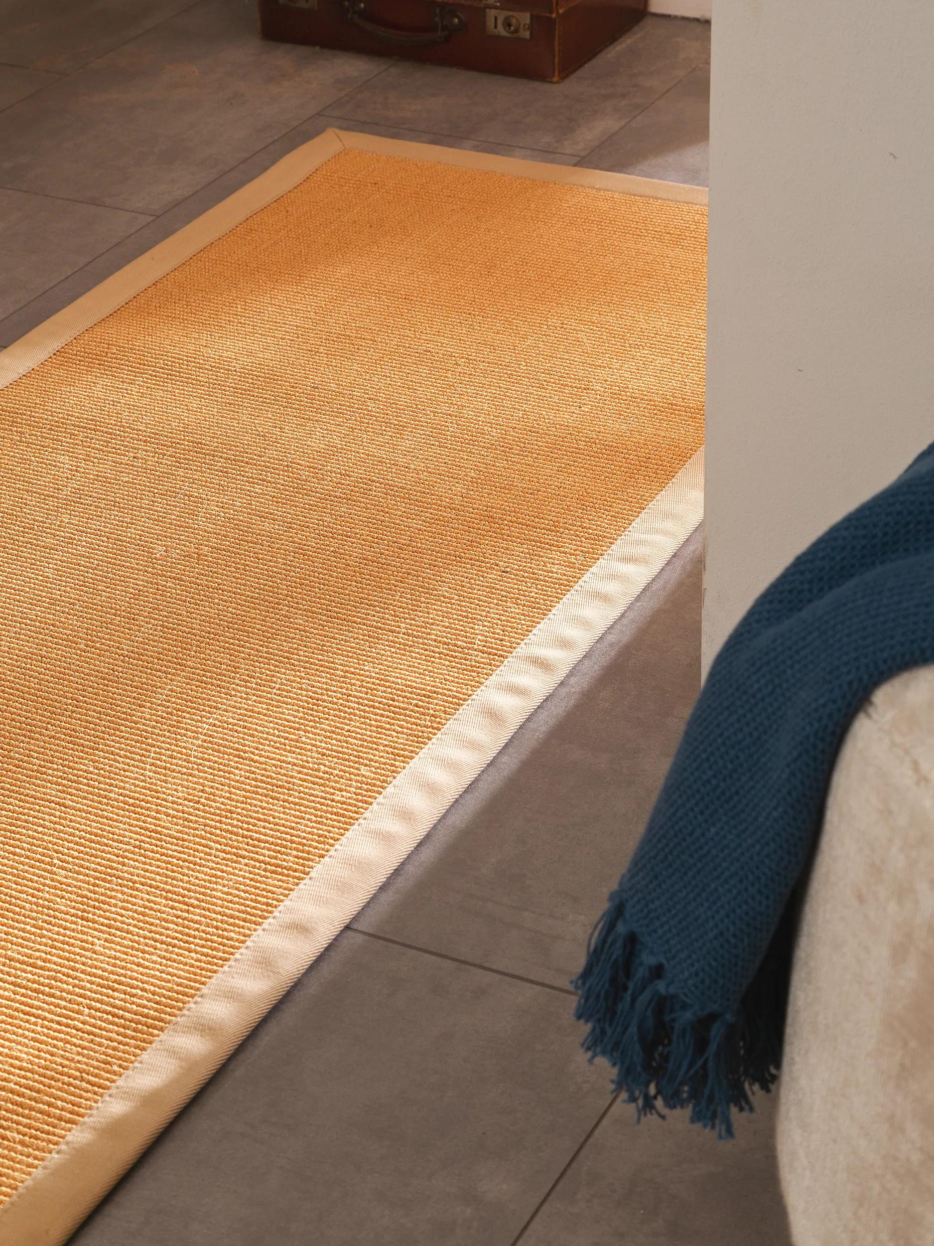 benuta Sisalteppich Sana, rechteckig, Höhe: 5 mm, 100% Sisal Naturfaser, Teppich Wohnzimmer, Esszimmer, Schlafzimmer
