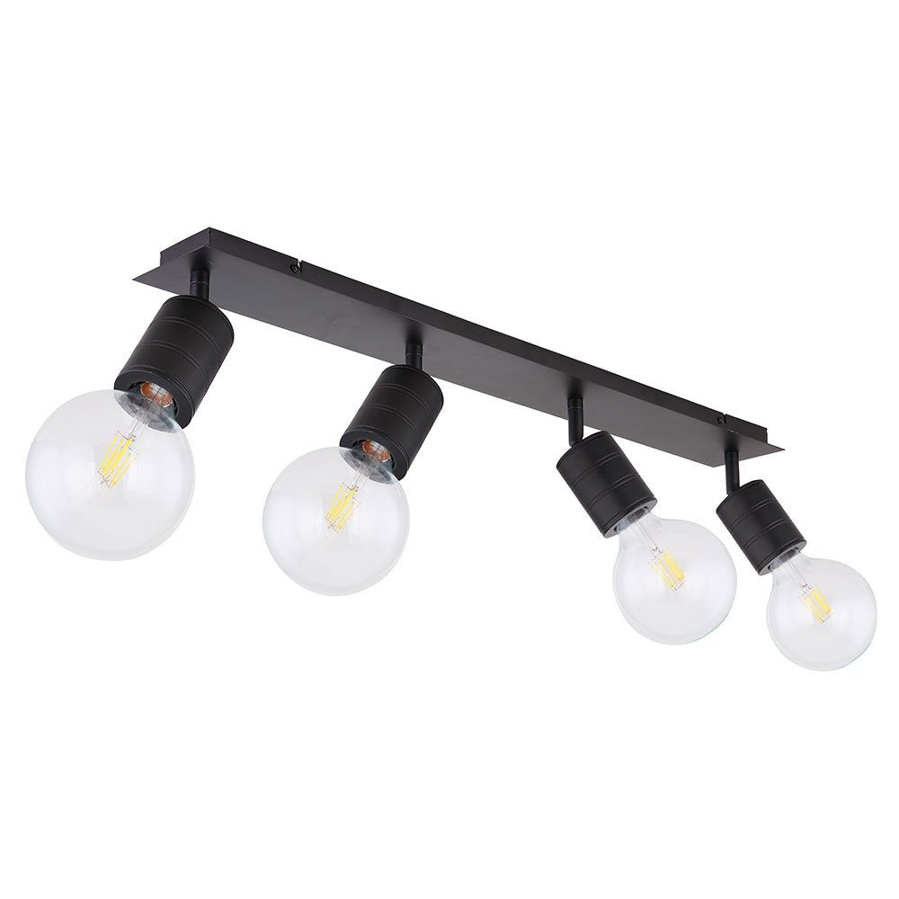 inklusive, LED Ess Wohn schwarz nicht Spot Strahler Deckenspot, Lampe Zimmer etc-shop Beleuchtung Decken Leuchtmittel Leuchte