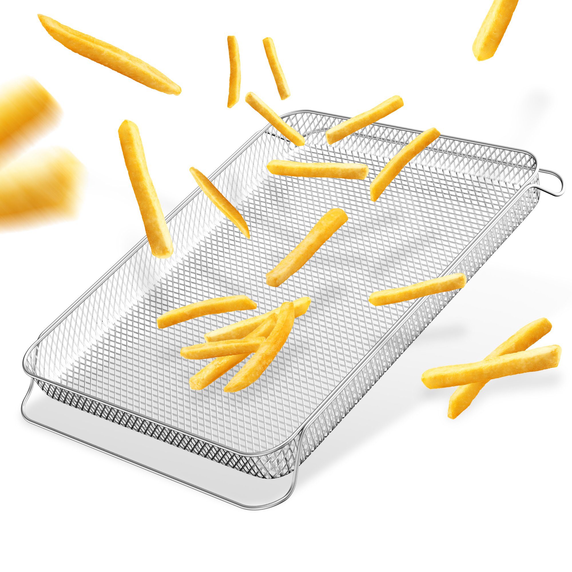 Stillstern Backblech Original Airfryer-Einsatz für Stillstern 25L Minibackofen, Edelstahl
